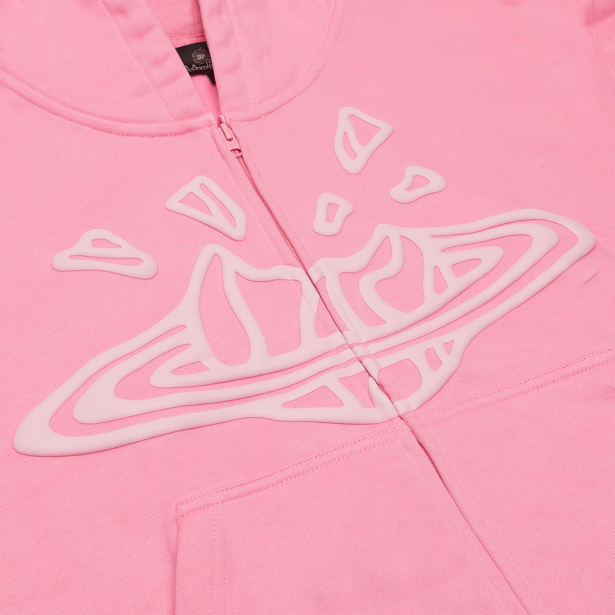 Broken Planet Pink Sweater Zip Up Broken Planet Candy Pink Zip-Up