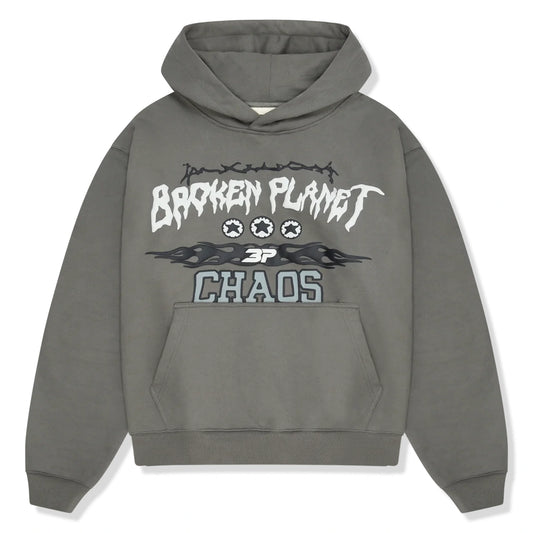 Broken Planet Chaos Gunmetal Grey Hoodie
