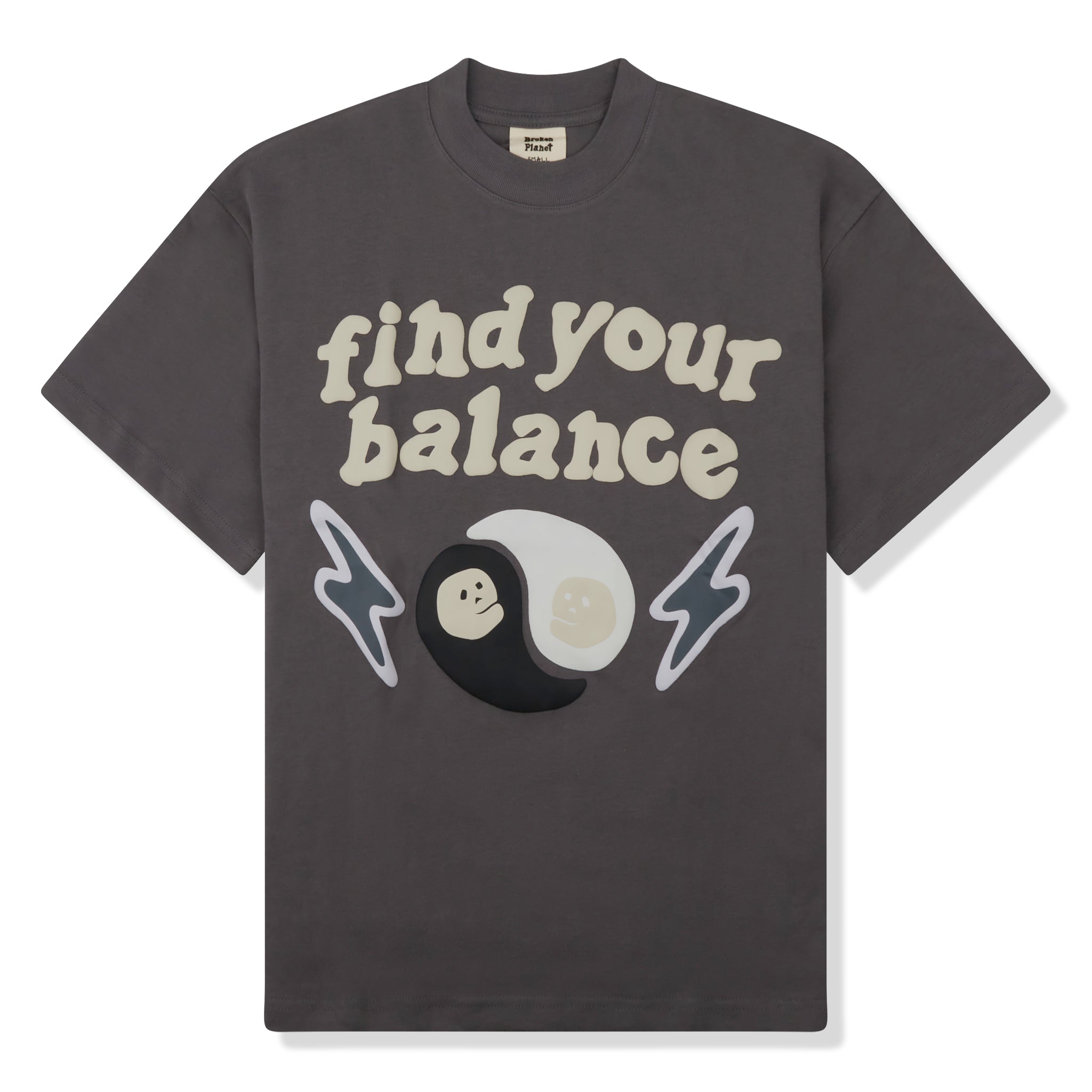 Image of Broken Planet Find Your Balance Ash Grey T Shirt