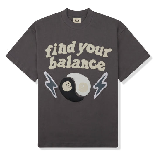 Broken Planet Find Your Balance Ash Grey T Shirt