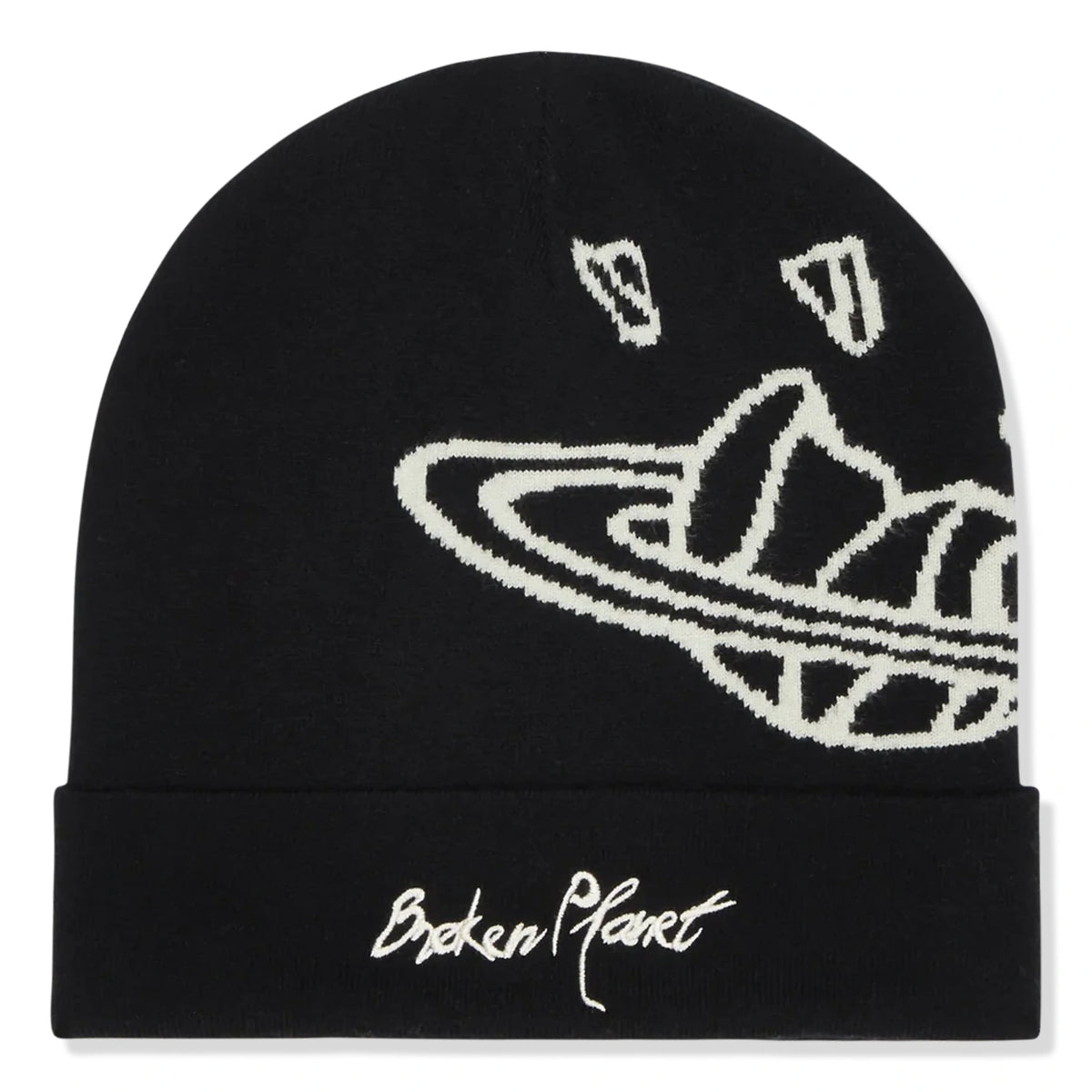 Broken Planet Midnight Black Beanie |