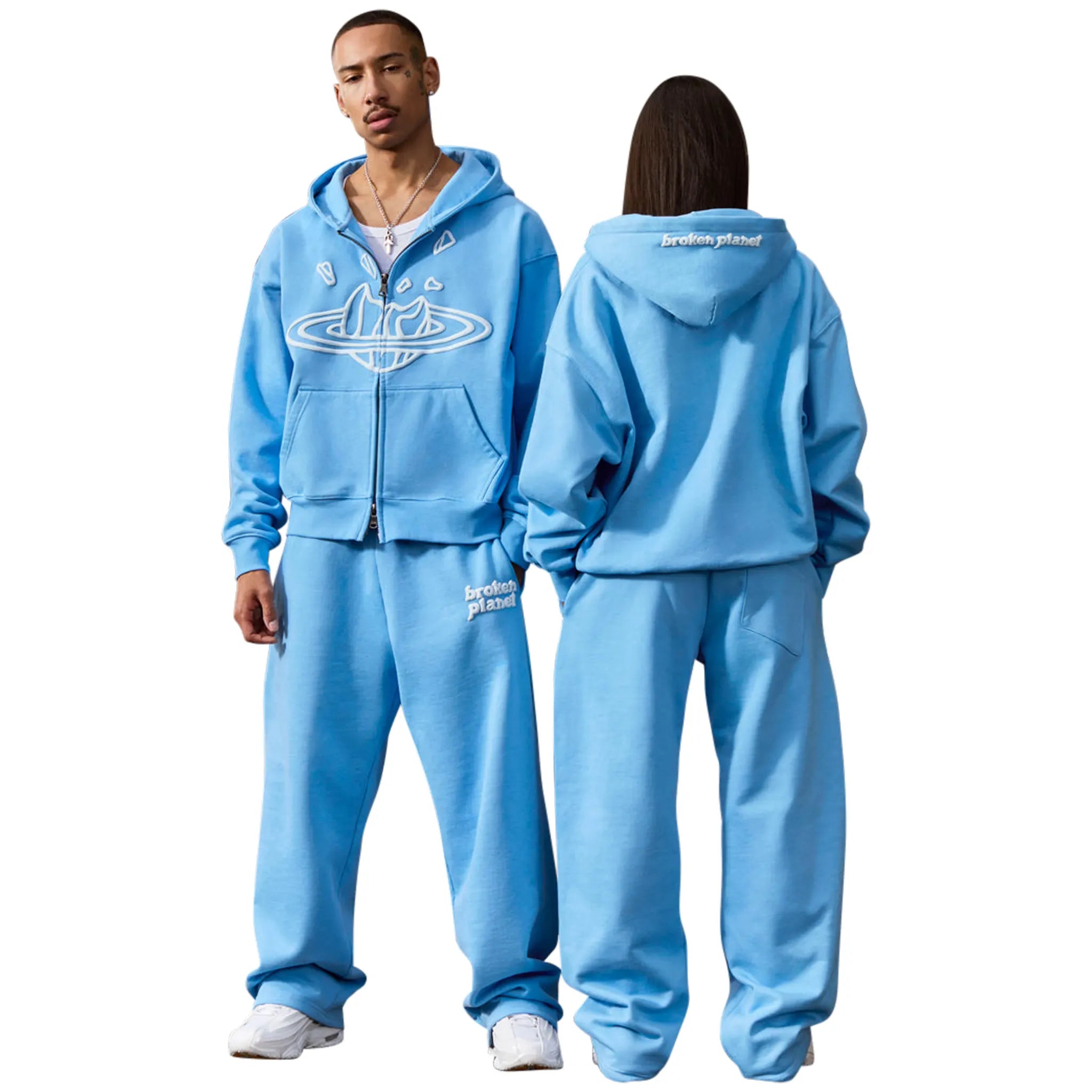 Bright blue zip up hoodie clearance
