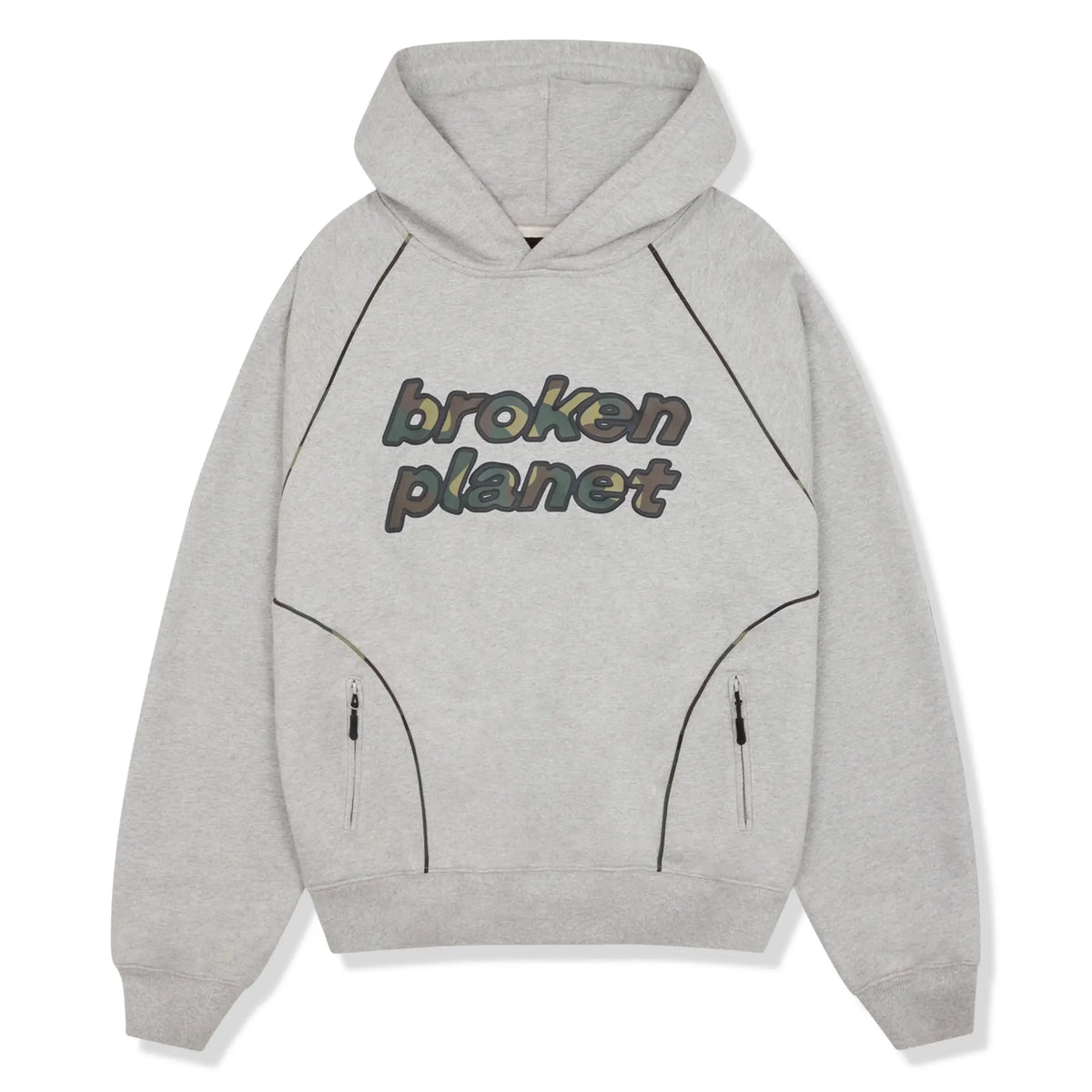 Broken Planet グレー パーカー Medium Broken Planet Zip Up Hoodie Stone Grey Men's - FW23 - US