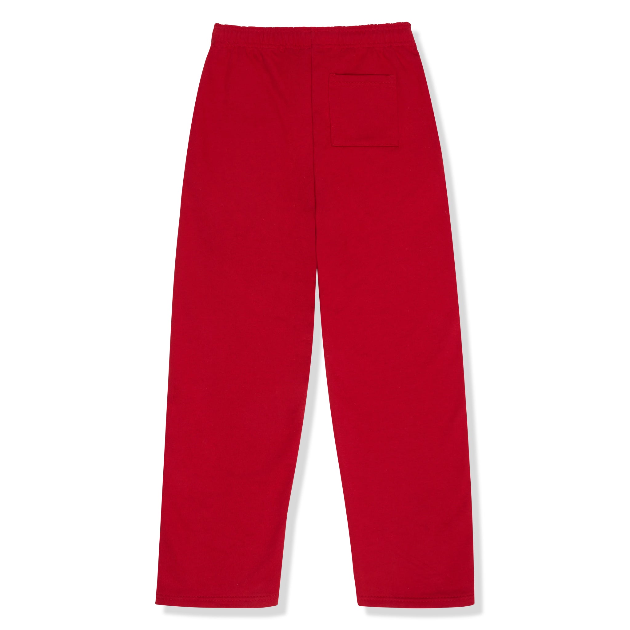 Back view of Broken Planet Straight Leg Sweatpants Ruby Red
