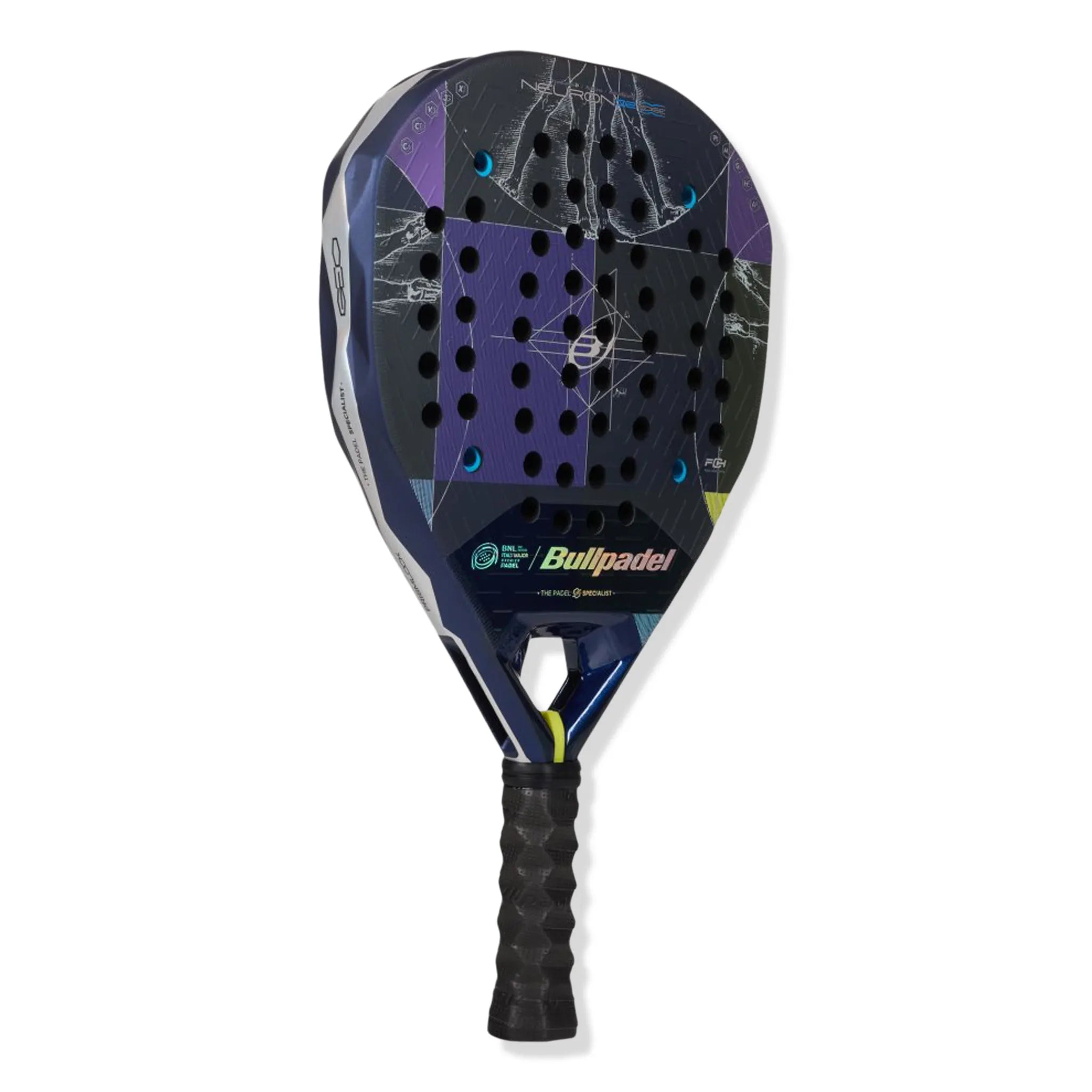 Side View of Bullpadel Edge Rome Padel Racket Neuron 02 EA56000000