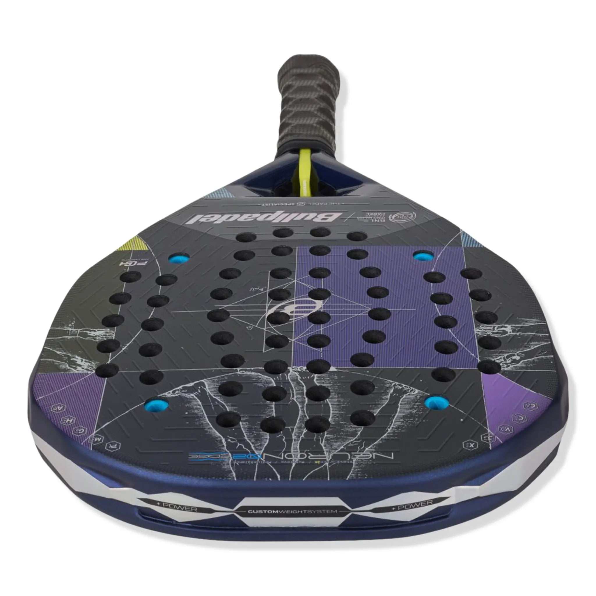 Upper View of Bullpadel Edge Rome Padel Racket Neuron 02 EA56000000