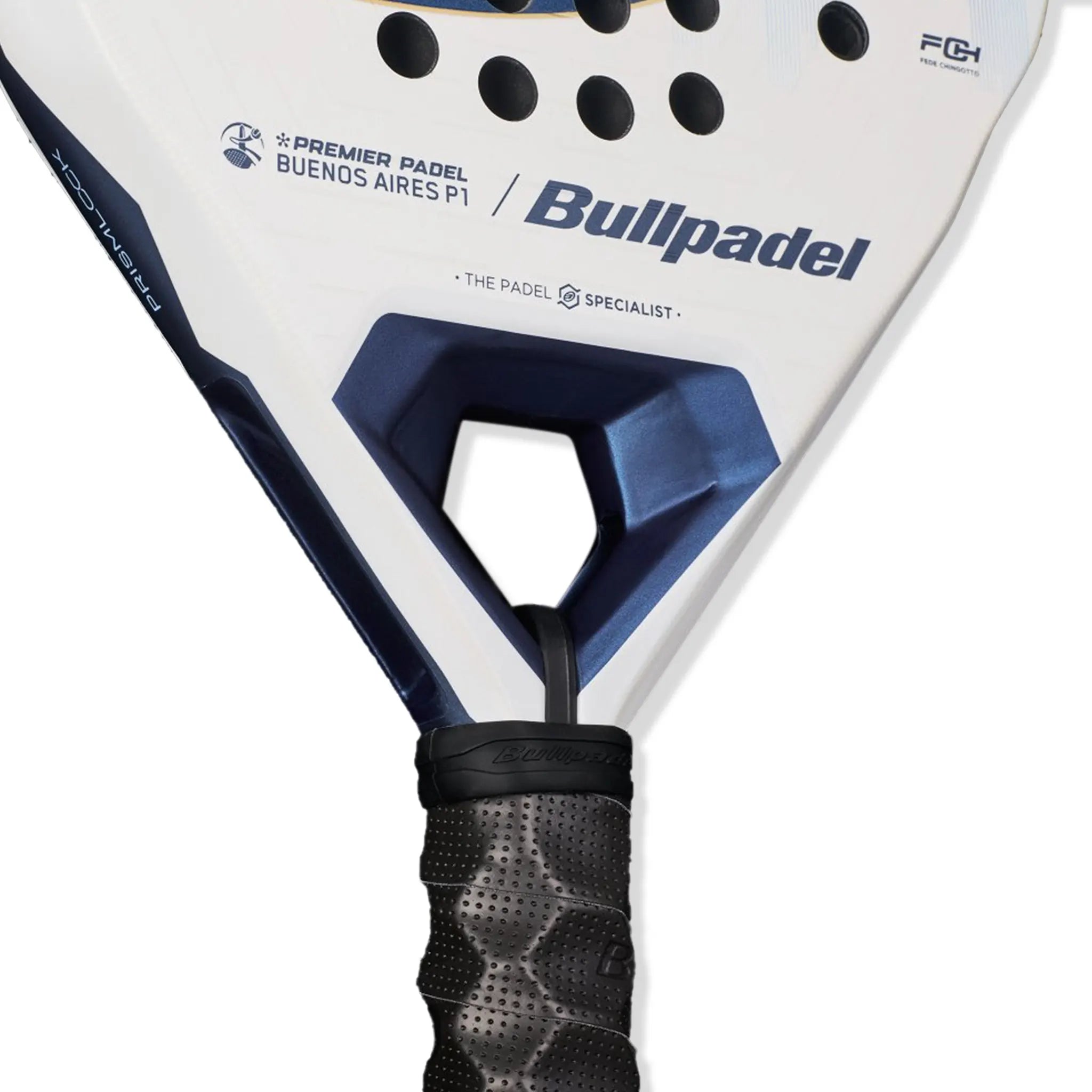 Detailed View of Bullpadel Neuron 02 Edge Argentina 26 Padel Racket