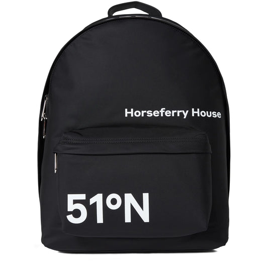 Burberry Coordinates Print Nylon Black Backpack