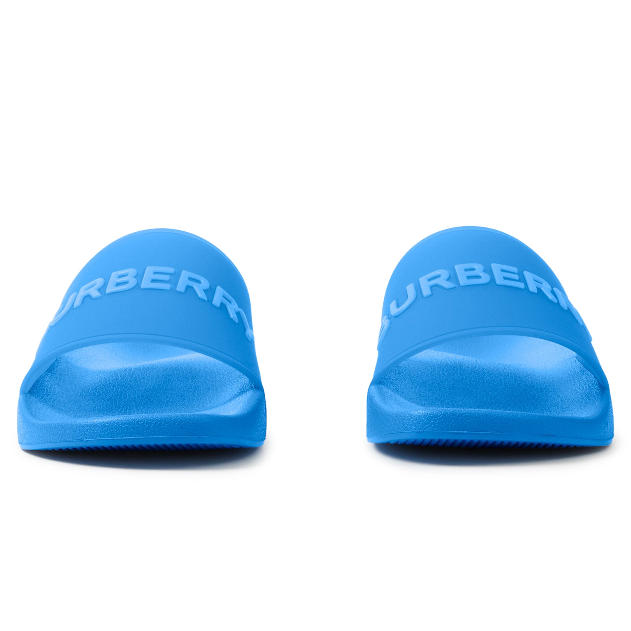 Image of Burberry Furley Logo Blue Slides