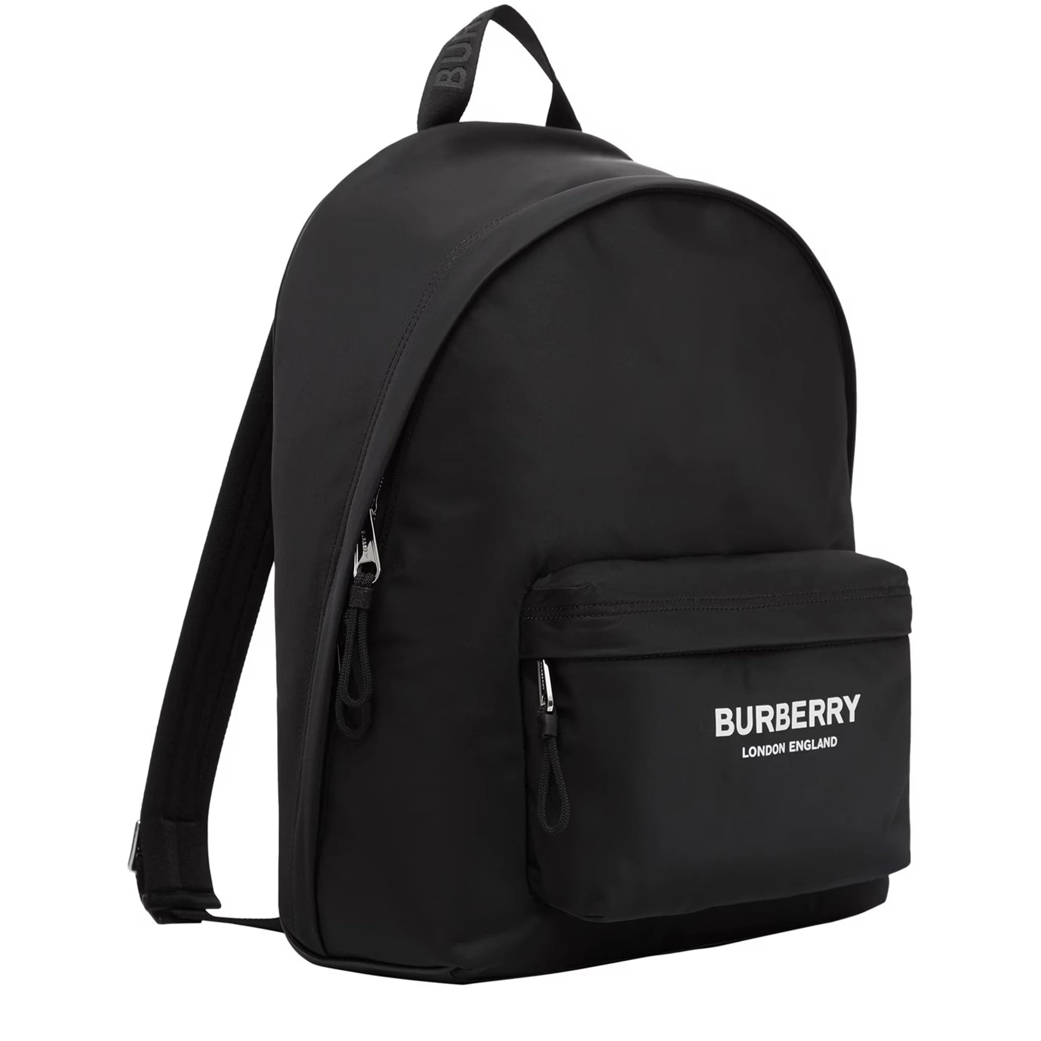 Front Side view of Burberry Jett Black Backpack 80634951