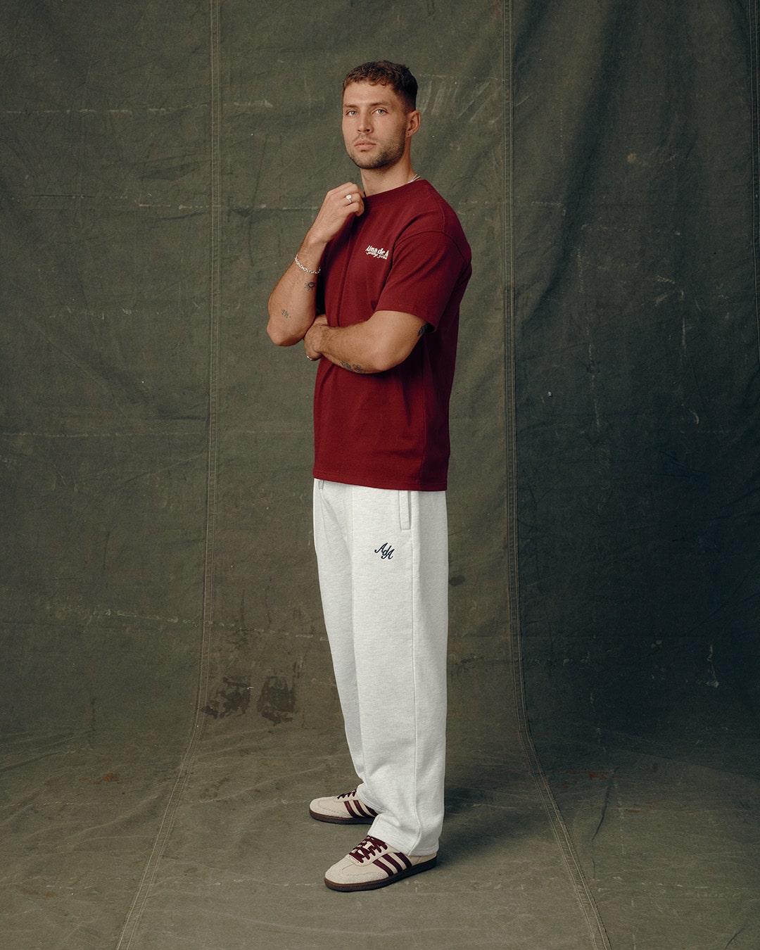 Alma De Ace Sporting Goods Burgundy T-Shirt