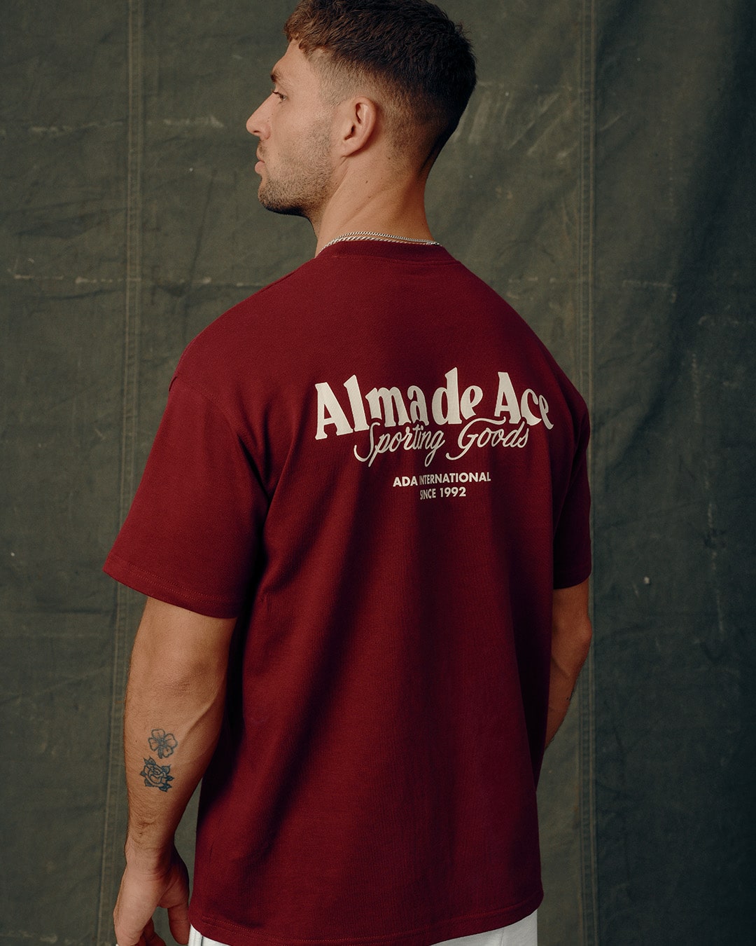 Alma De Ace Sporting Goods Burgundy T-Shirt