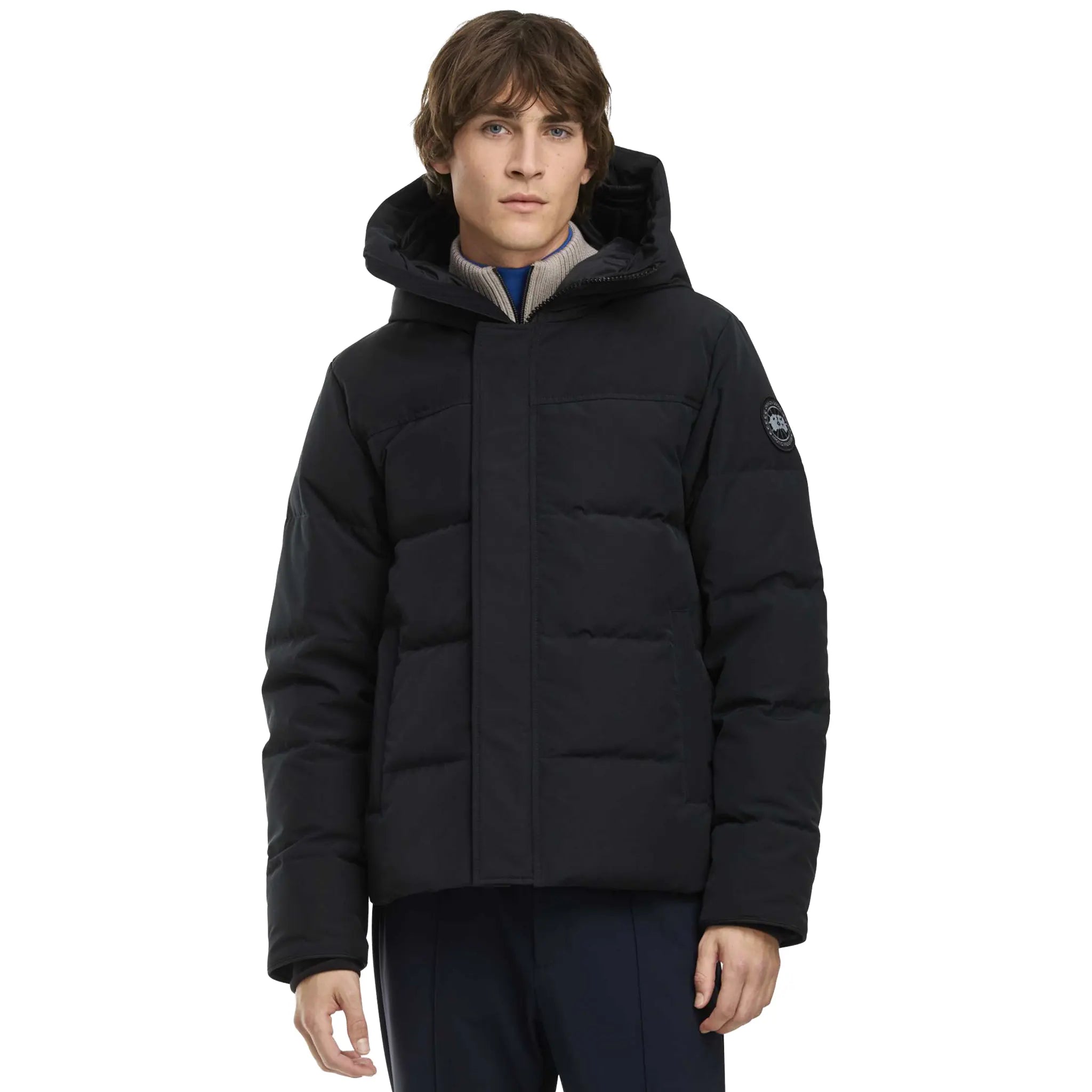 Front View of Canada Goose Macmillan Parka Black Label 2280M