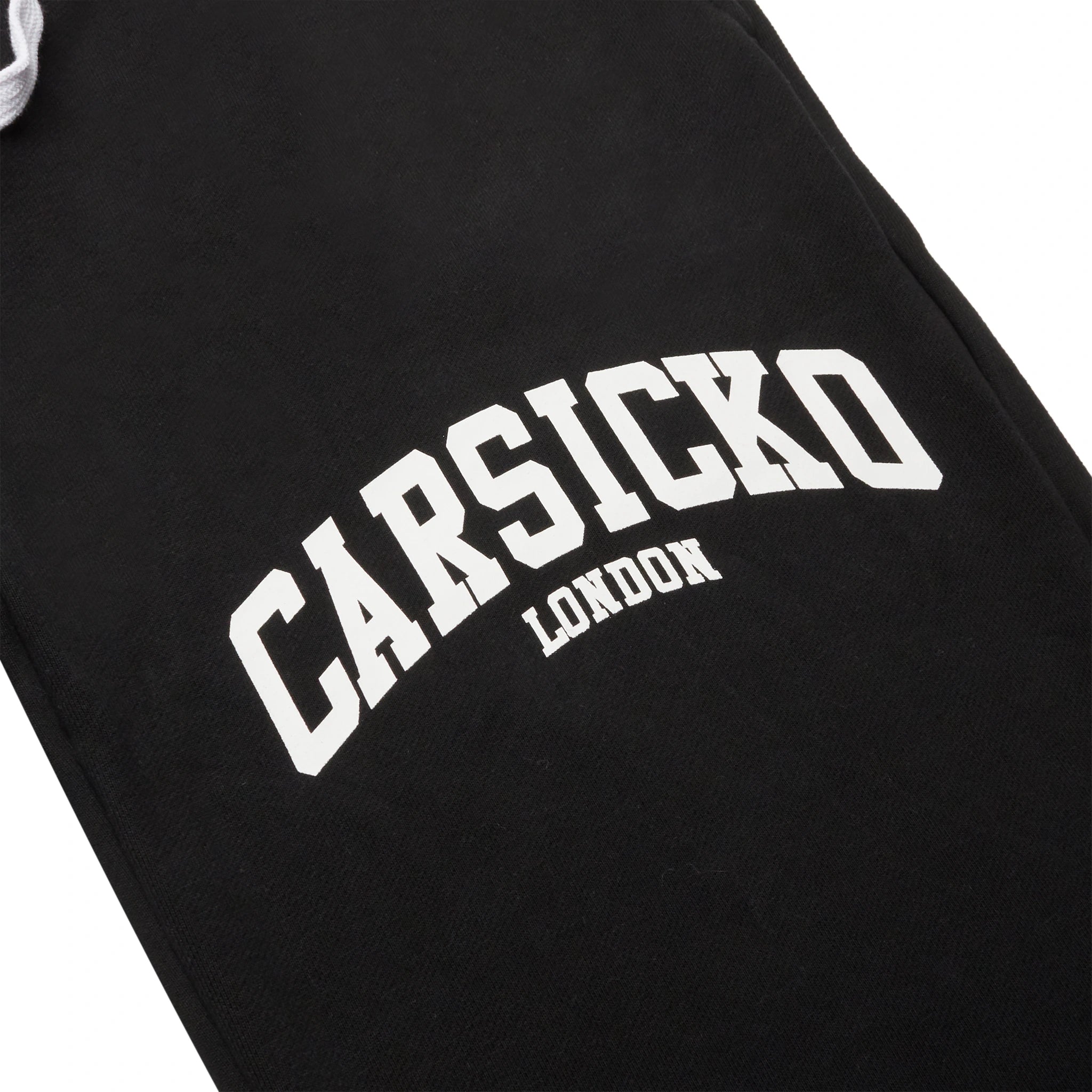 Logo view of Carsicko London Black Track Pants