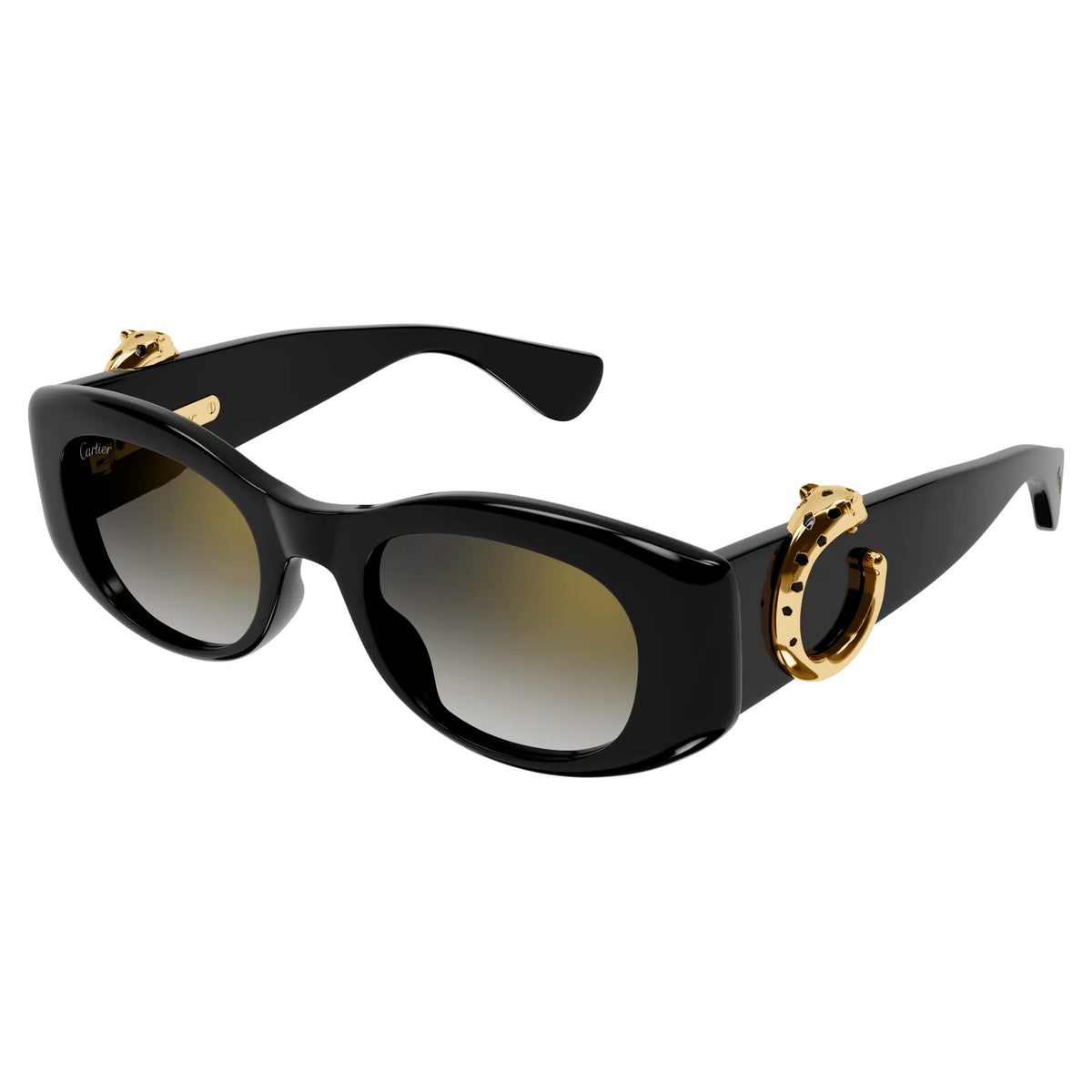 Cartier Eyewear CT0472S-001 C Panthere De Cartier Black Grey