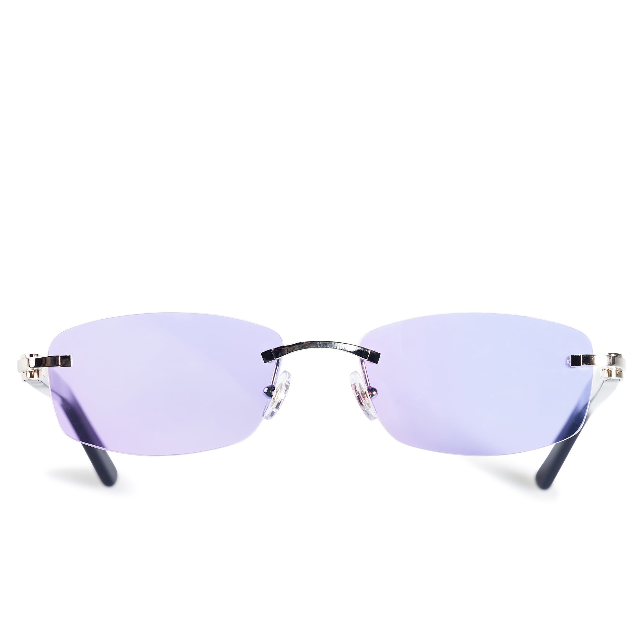 Image of Cartier Eyewear Custom CT00480 C Decor Rimless Sunglasses
