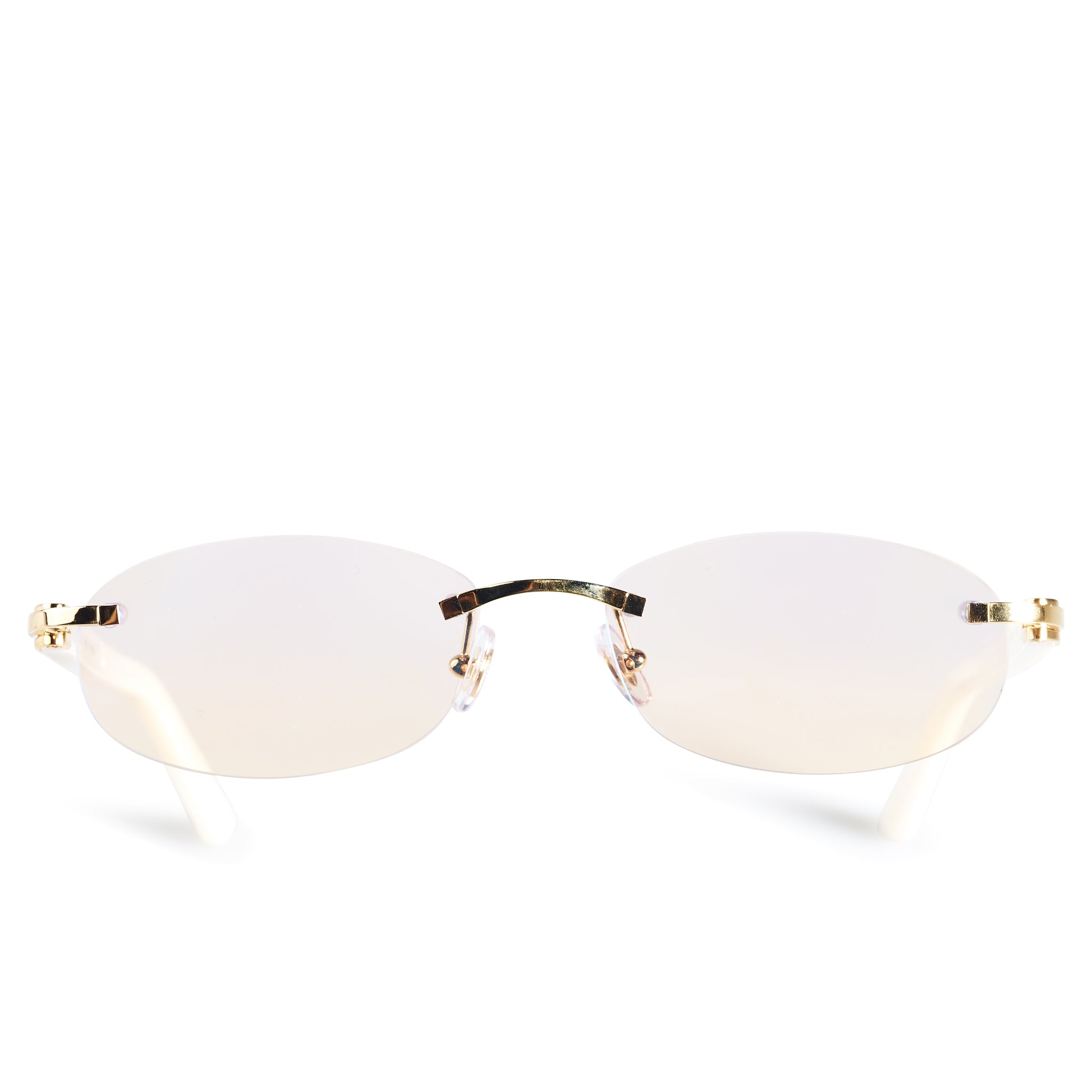 Cartier Eyewear Custom CT00560 C Decor Rimless Sunglasses
