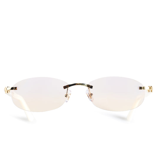 Cartier Eyewear Custom CT00560 C Decor Rimless Sunglasses