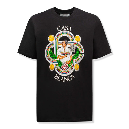 Casablanca Le Joueur T Shirt Black
