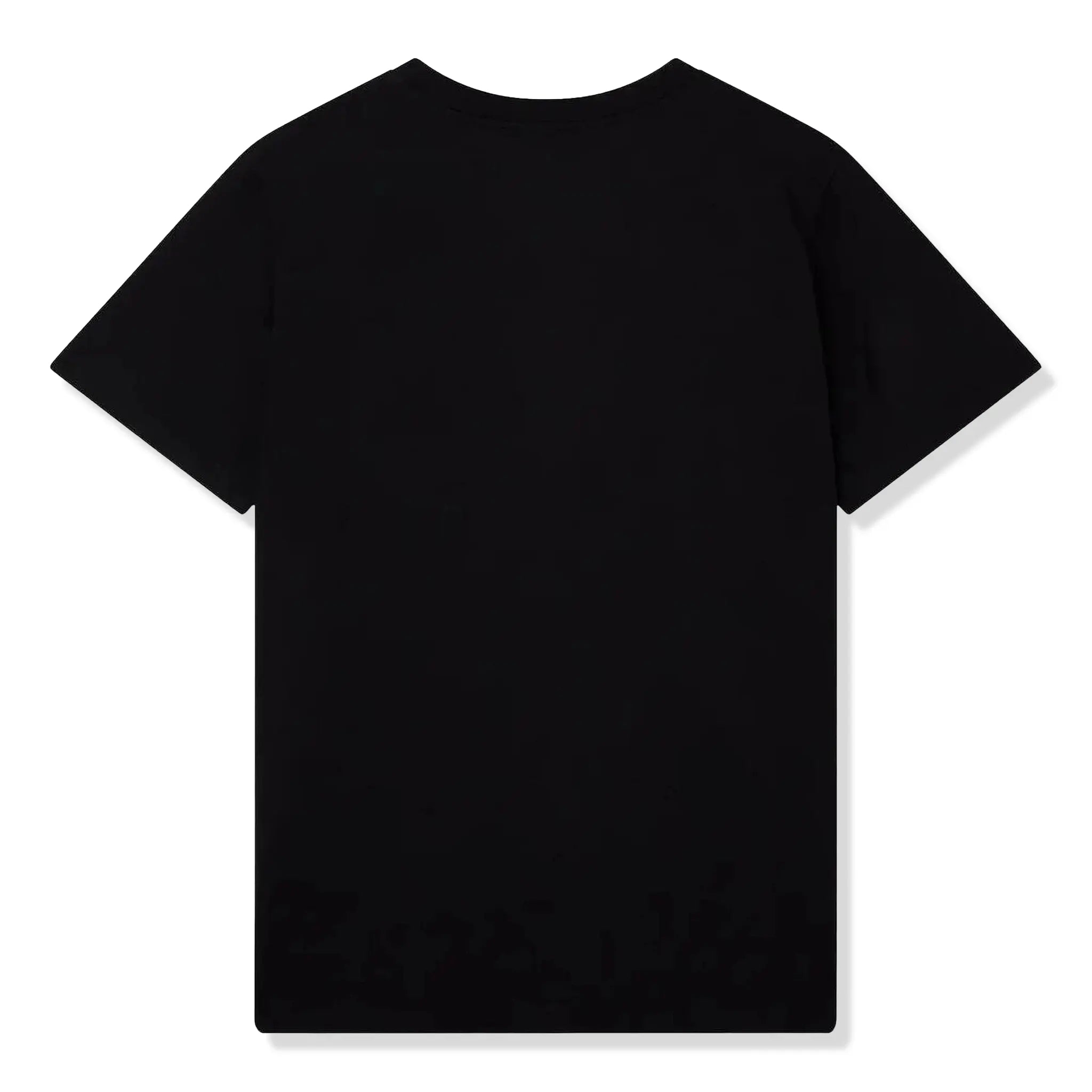 Back View of Casablanca Tennis Club Icon Black T-Shirt 