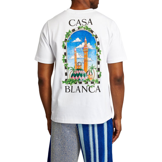 Casablanca Vue De Damas T Shirt White