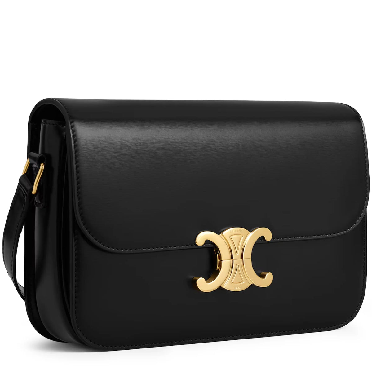 Celine Classique Triomphe Black Bag | 187363BF4-38NO