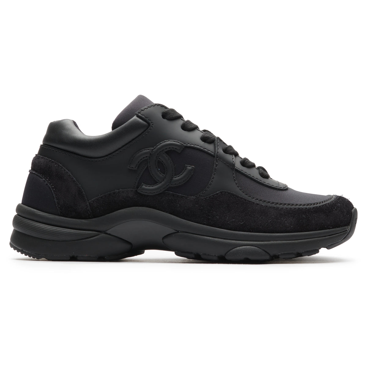 Chanel black and grey sneakers online