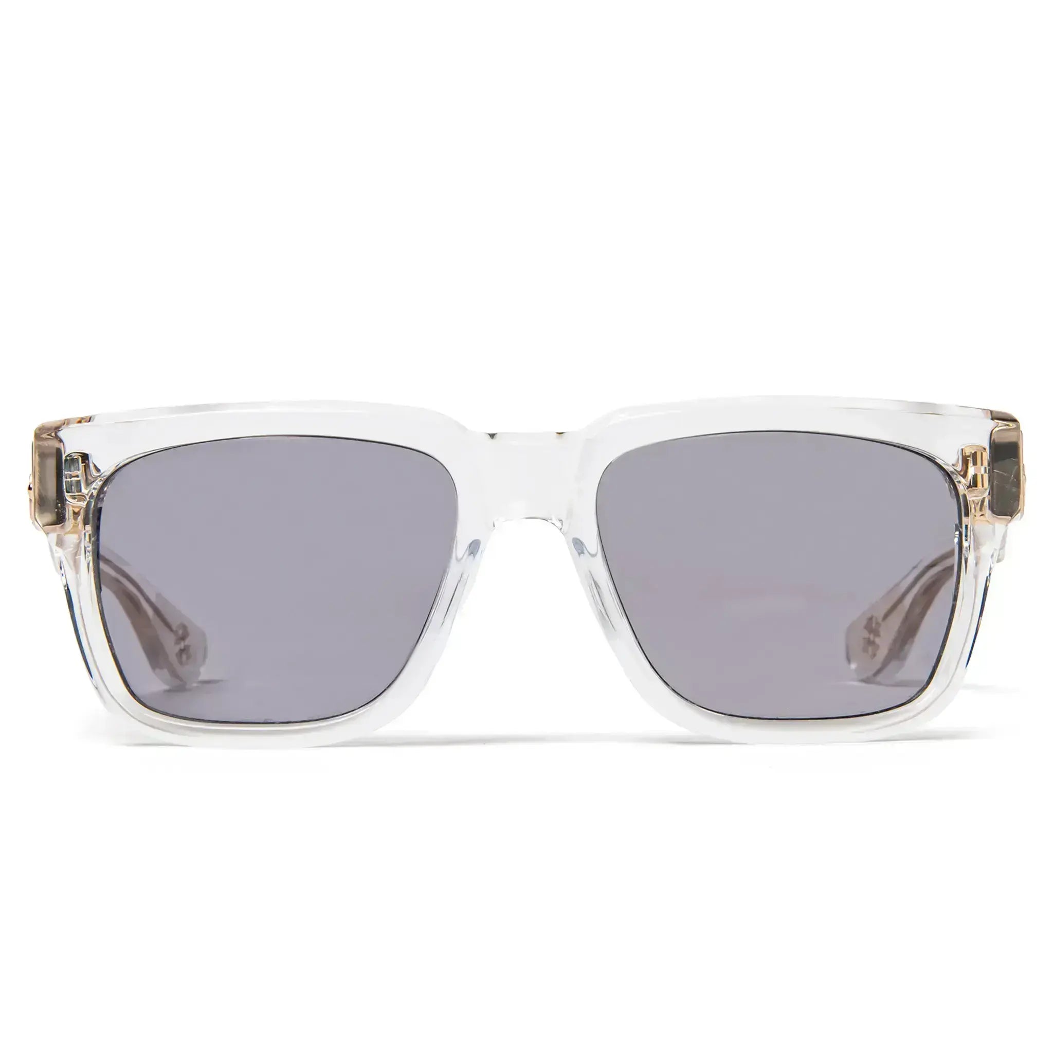 Front View of Chrome Hearts Blue Fog Sunglasses 174896_CRYS