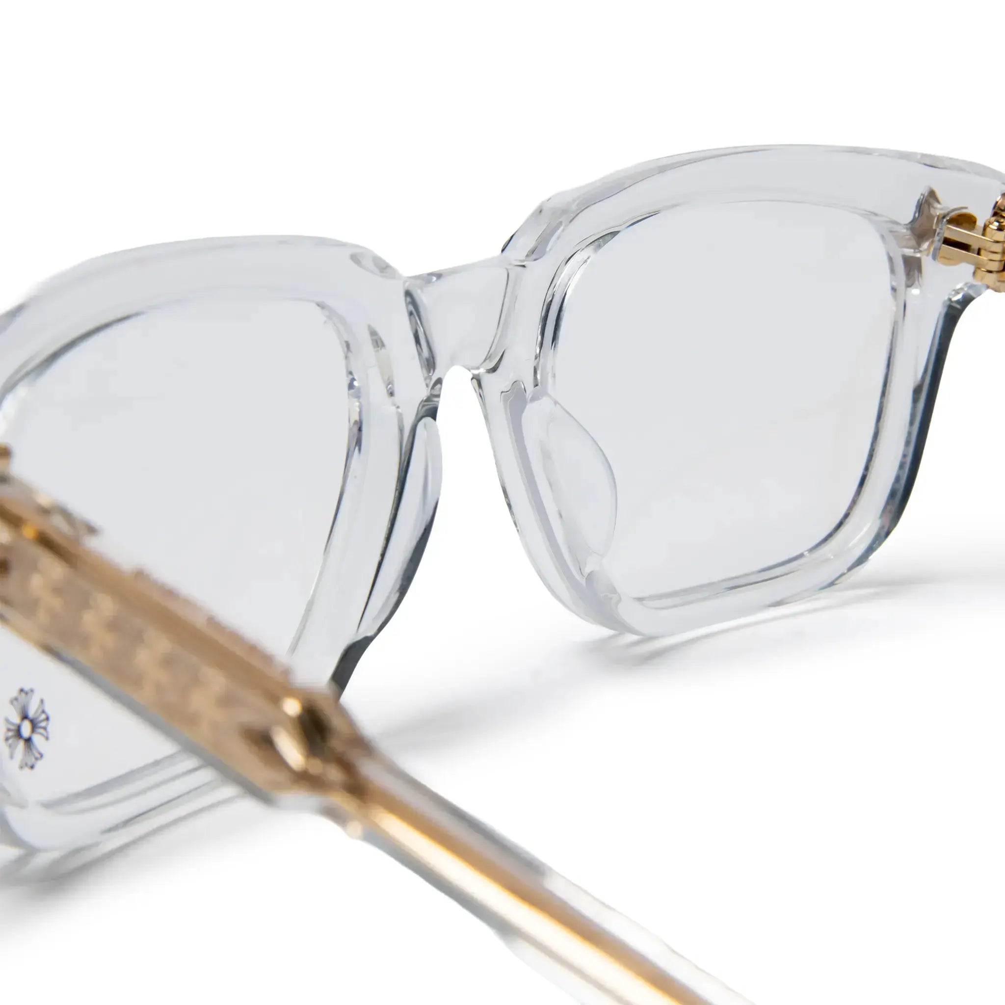 Detailed View Chrome Hearts Box Officer Crystal Sunglasses 174896_MAL