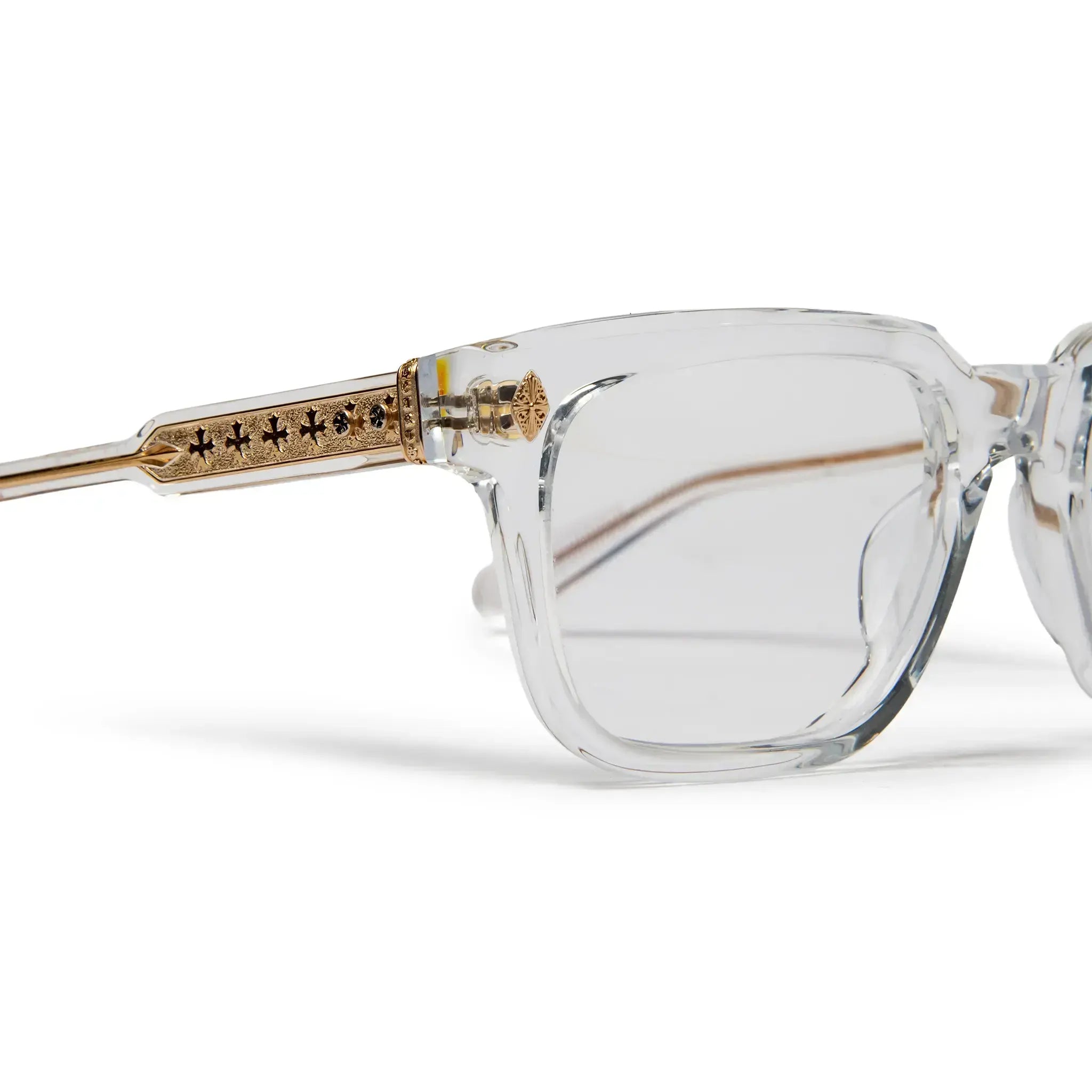 Detailed View Chrome Hearts Box Officer Crystal Sunglasses 174896_MAL