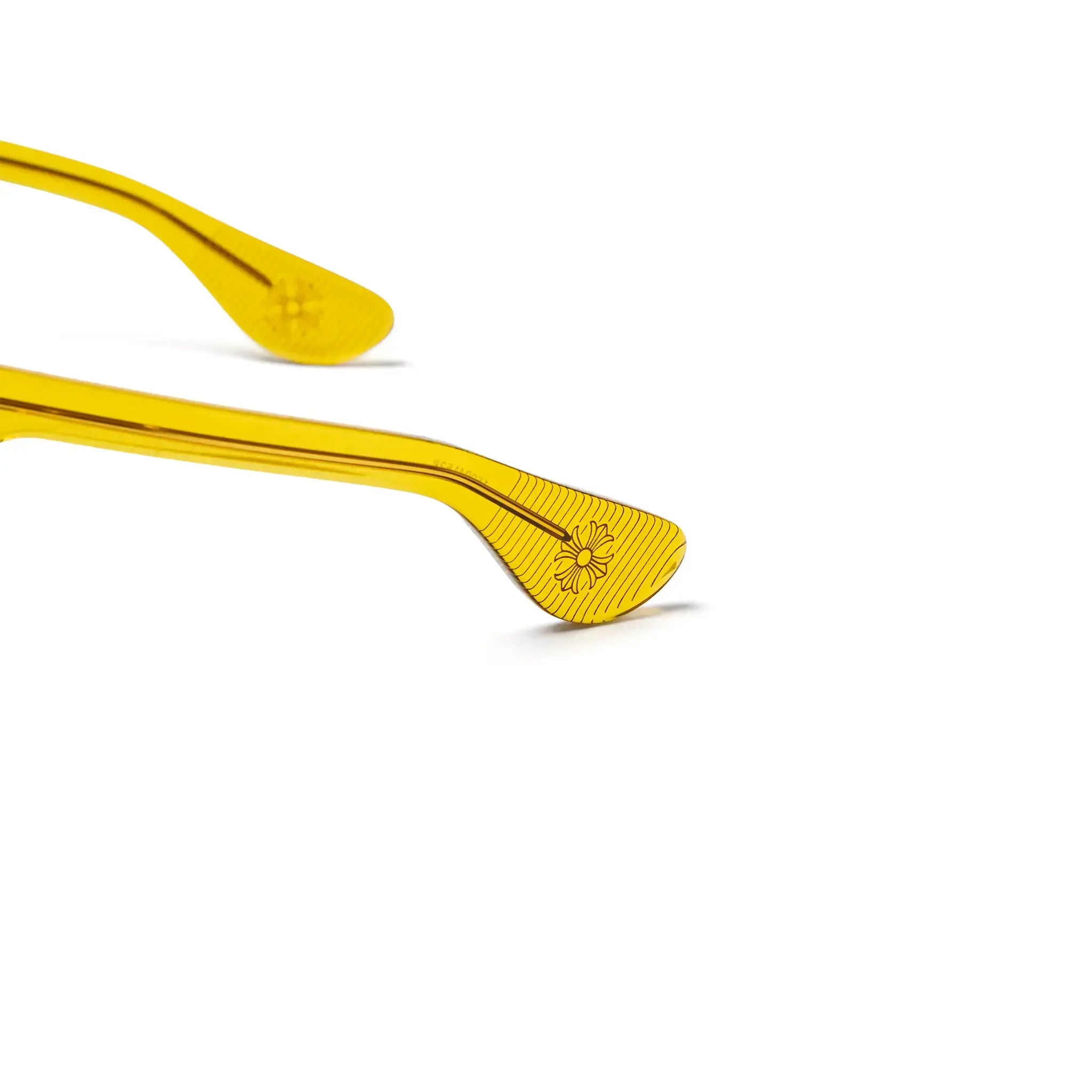 Detailed View of Chrome Hearts Box Officer 6.0 Malt Sunglasses 174896_MAL