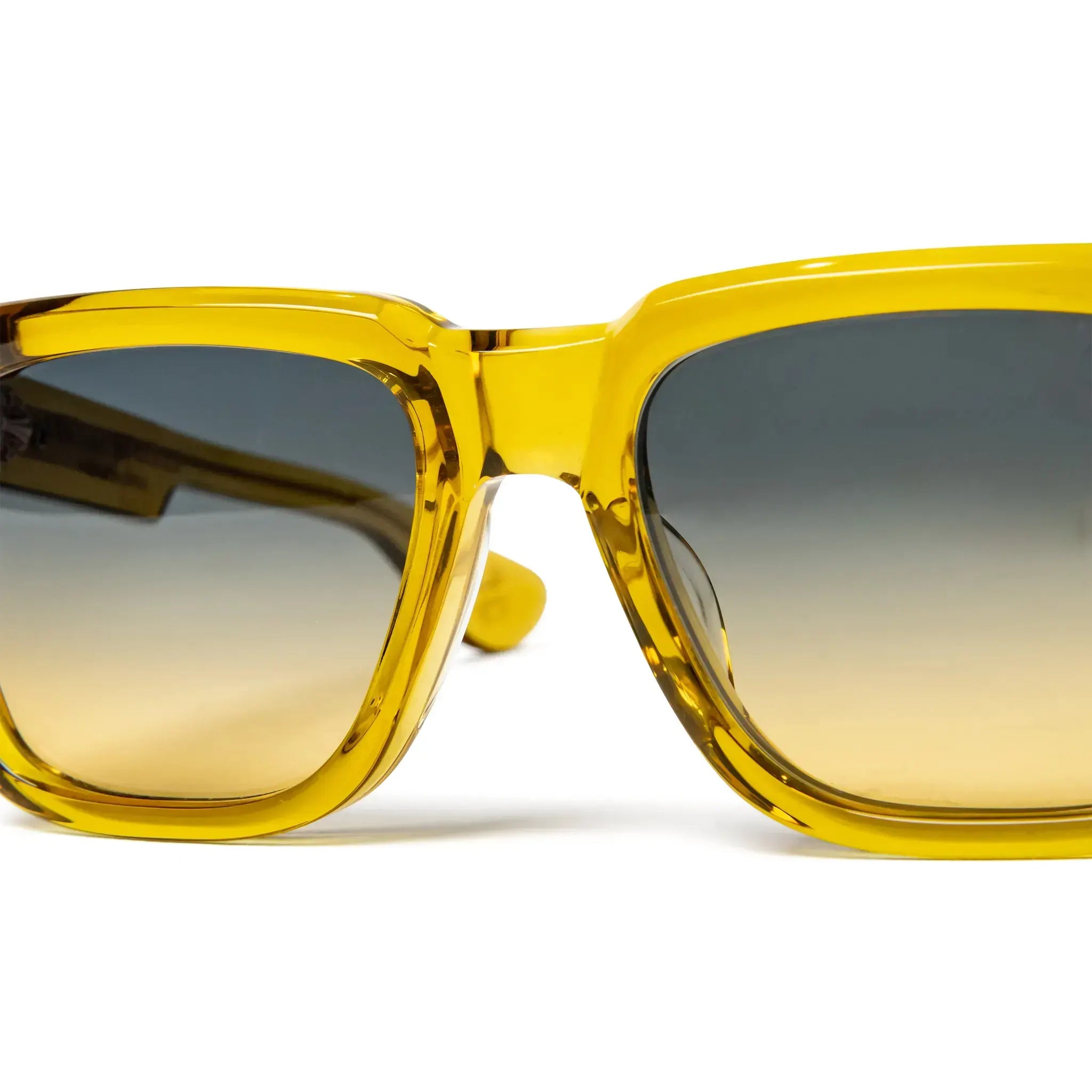 Detailed Front View of Chrome Hearts Box Officer 6.0 Malt Sunglasses 174896_MAL