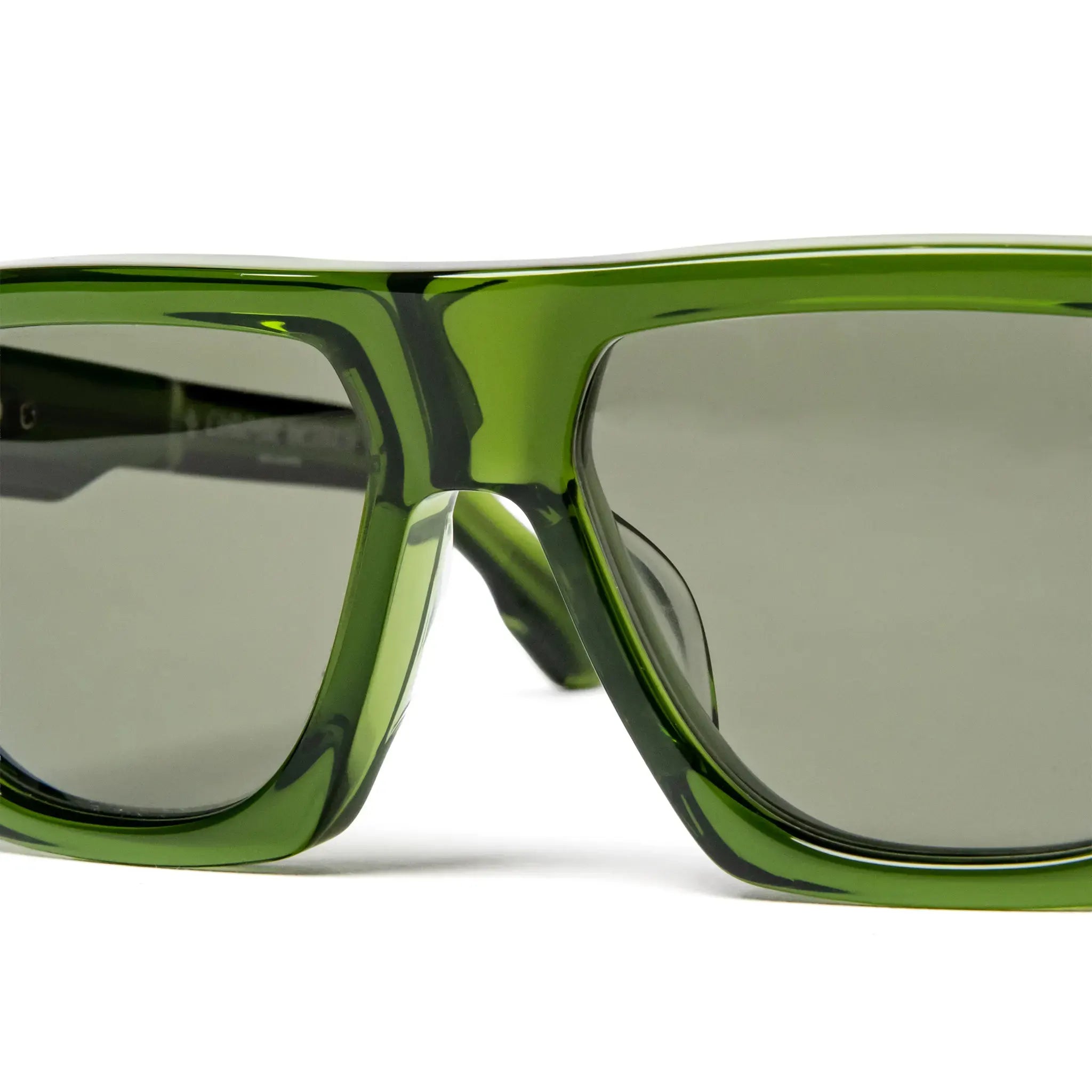 Detailed Front View of Chrome Hearts Charismadick 6.0 Drak Olive Sunglasses 199976_DOLV