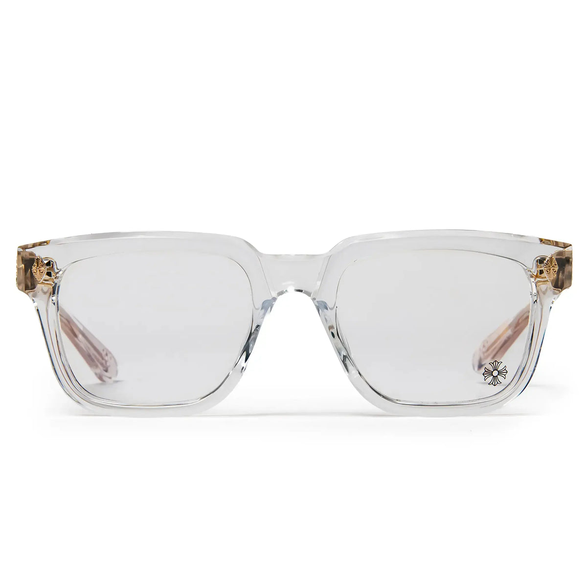 Chrome Hearts Box Officer Mist Unisex Sunglasses Clear Frame Gray Lens Chrome Hearts Box Officer Crystal Sunglasses | 174896_MAL main image 4