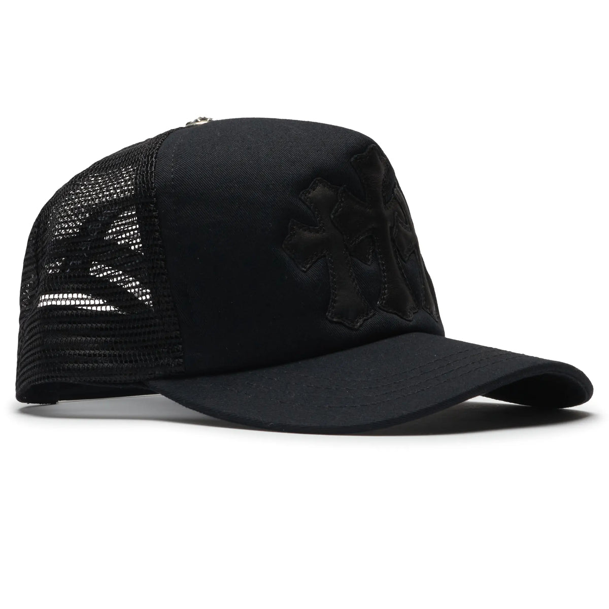 ■ Chrome Hearts TRUCKER CAP BLK chrome-hearts-cemetery-black-