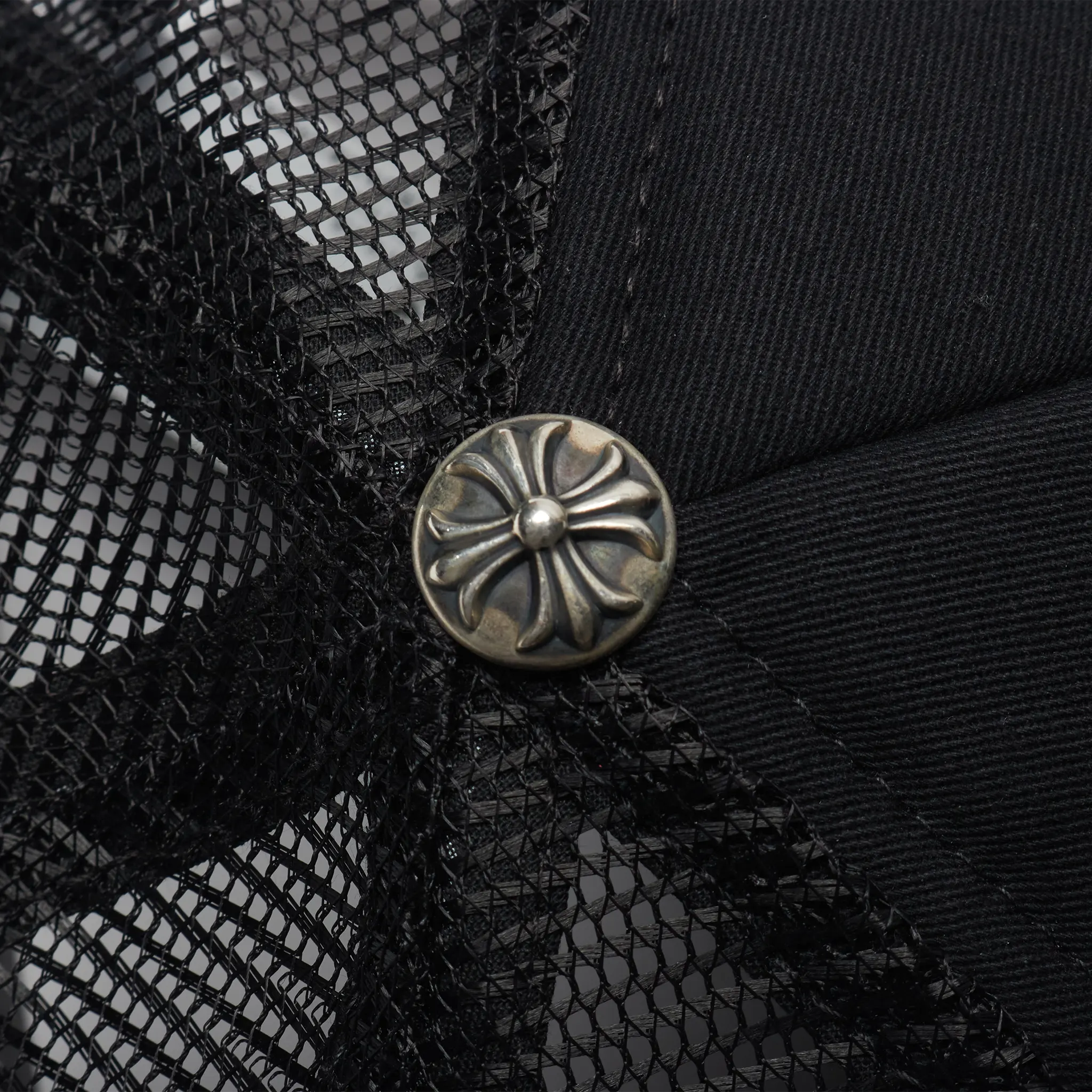 Chrome Hearts Cemetery Black Trucker Cap | 1383 100000701TCCT-BLAC
