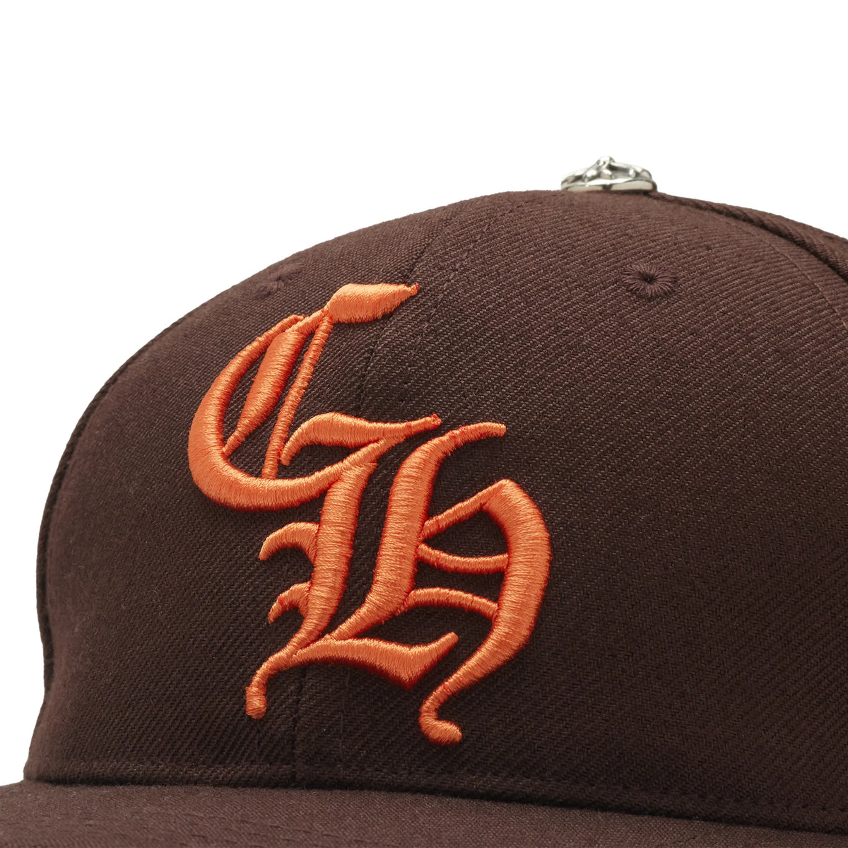 Chrome Hearts CH Brown Baseball Cap | 01383 10007CHBHB BROW