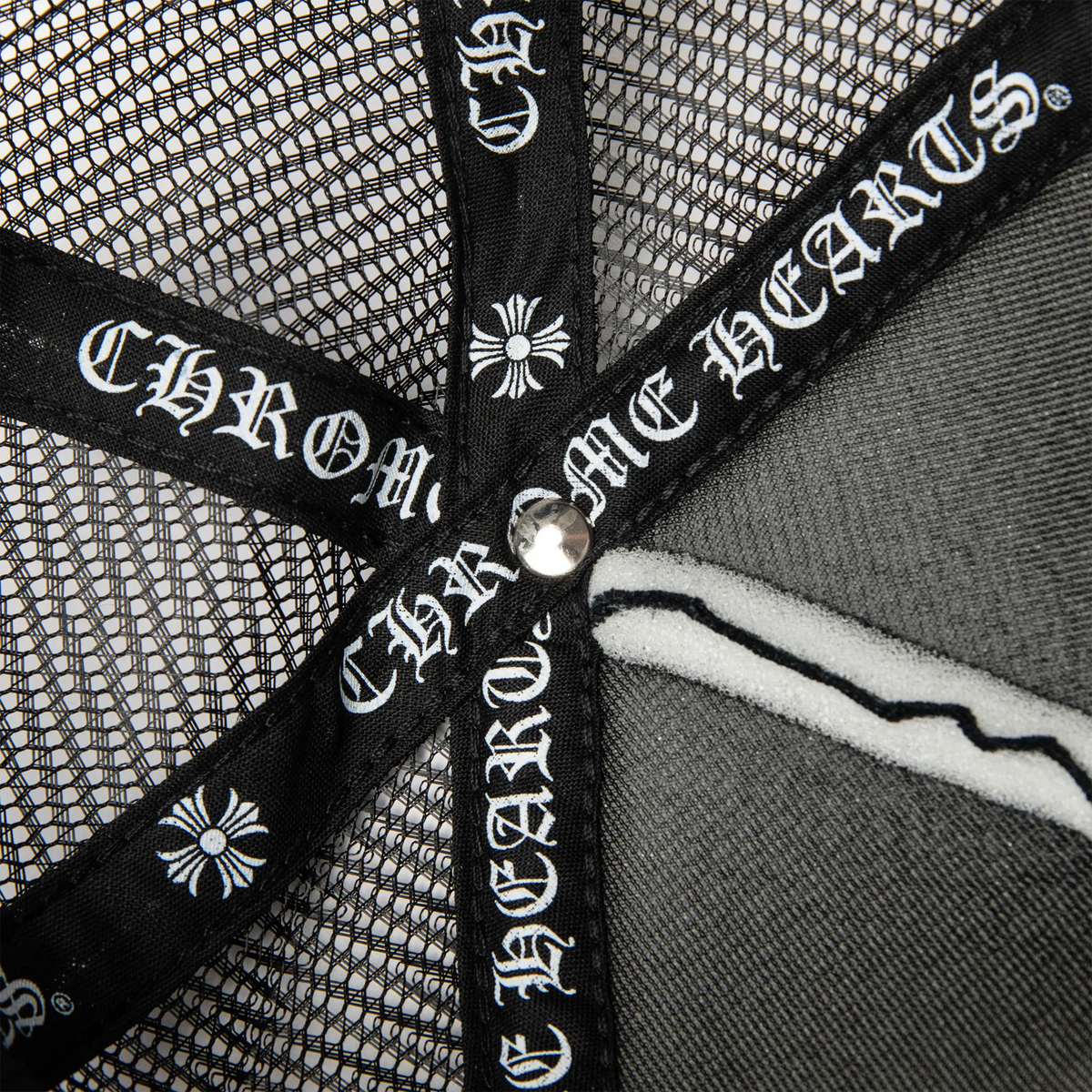 Chrome Hearts CH Las Vegas Black Trucker Cap | 1383 100000701CLVT-BLAC