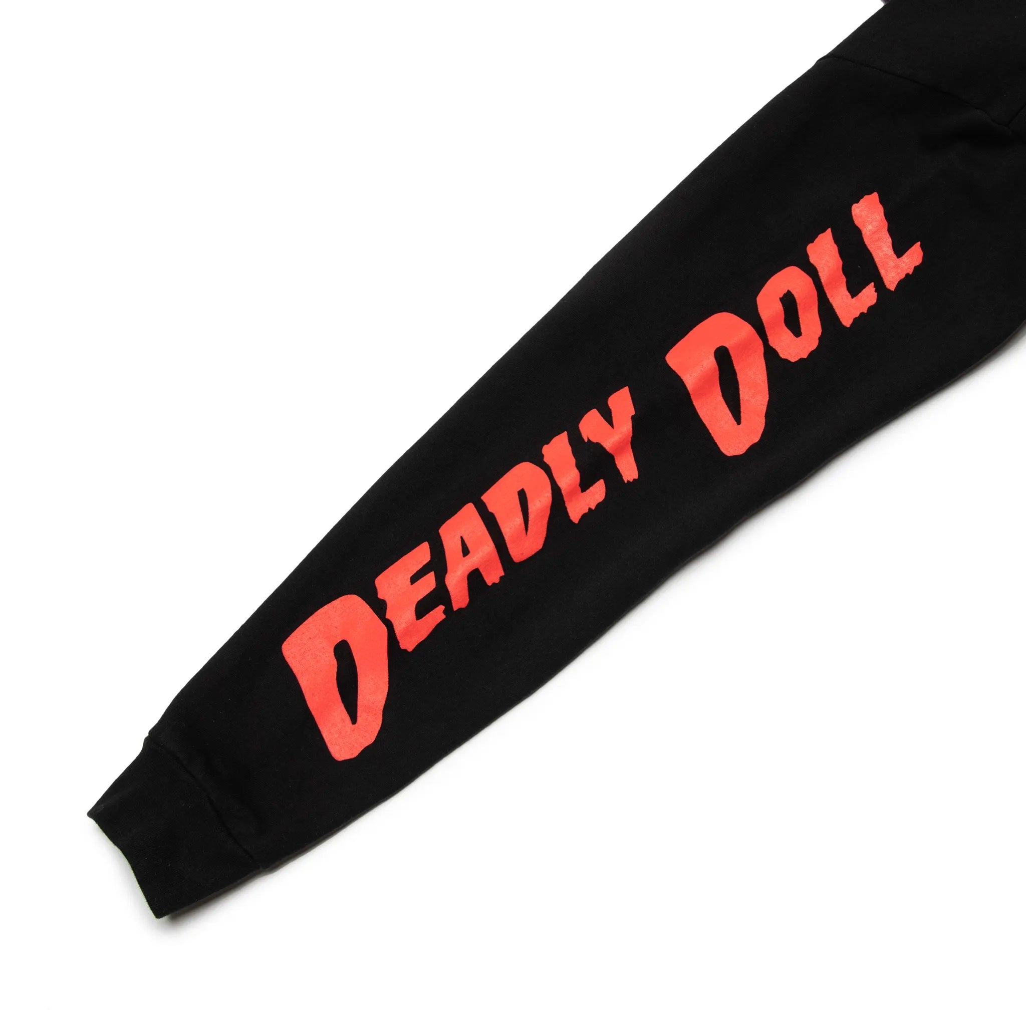 Chrome Hearts Deadly Doll Online Exclusive Black Red Hoodie Chrome Hearts Deadly Doll Online Exclusive Black Red Hoodie