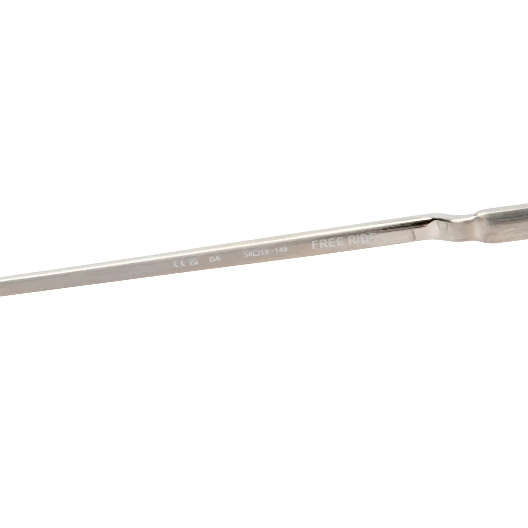 Frame Detailed View of Chrome Hearts Free Ride 2.0 Brushed Alloy Sunglasses 207634_BA