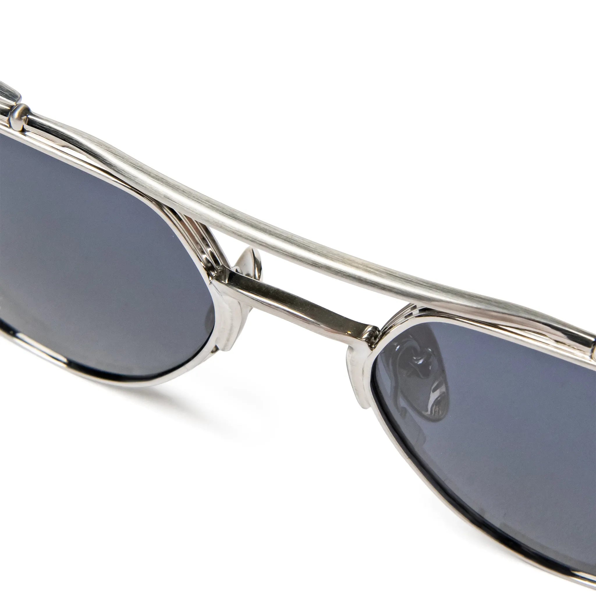 Detailed View of Chrome Hearts Free Ride 2.0 Brushed Alloy Sunglasses 207634_BA