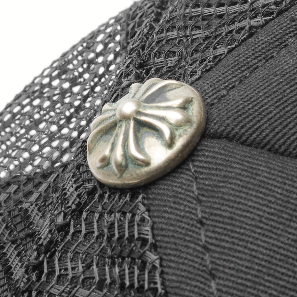 Chrome Hearts Fuck Hollywood Black Trucker Cap |