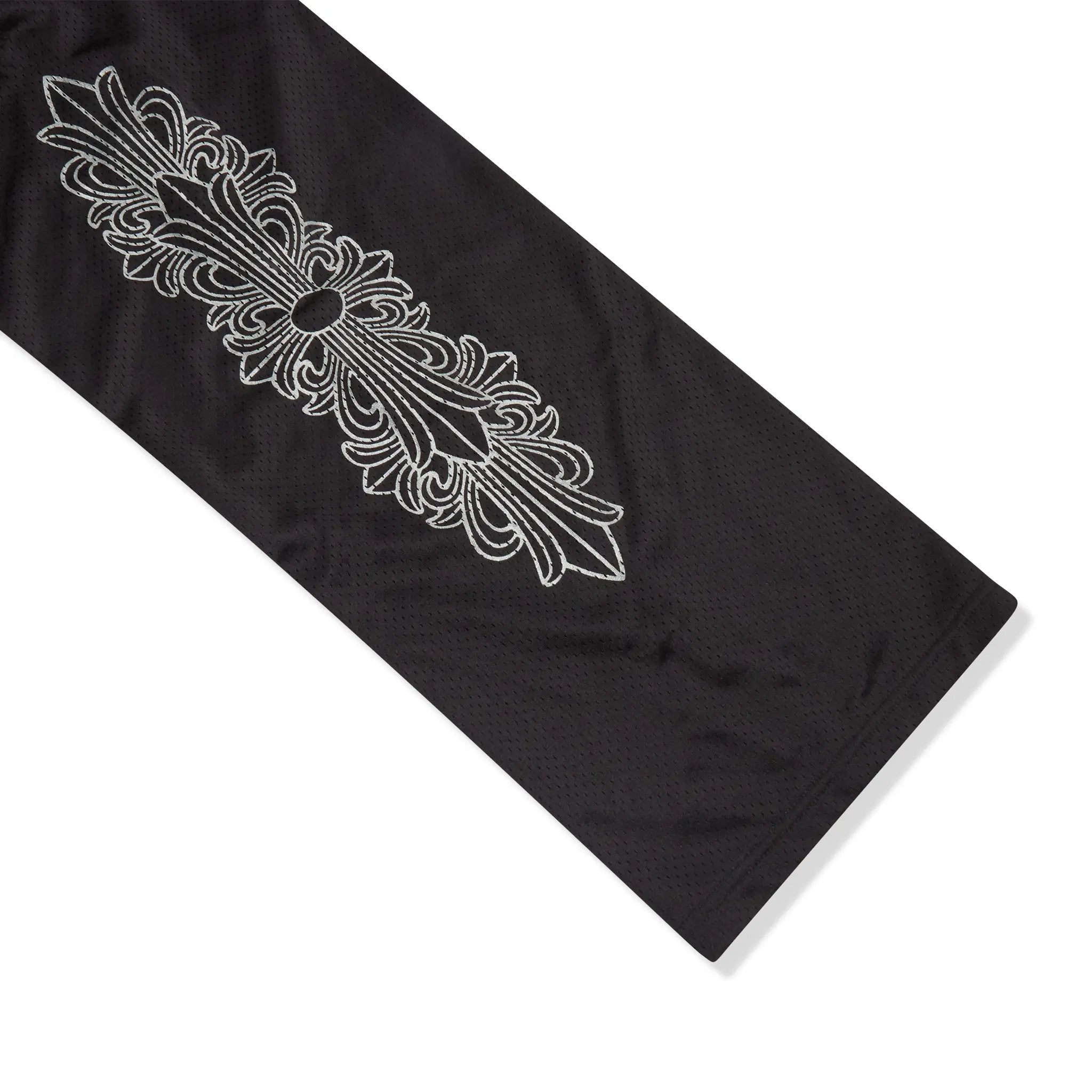 Side  View of Chrome Hearts Mesh Warm Up Track Pants