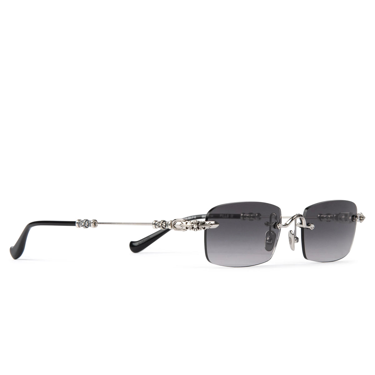 Chrome Hearts Pills III Silver Black Sunglasses |