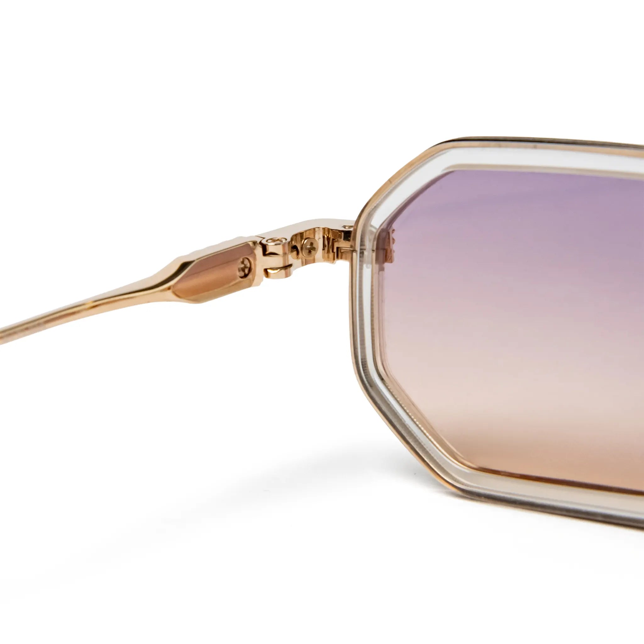 Detailed View of Chrome Hearts Stylida 2.0 Crystal Gold Sunglasses 205054_CRYS/GP_S