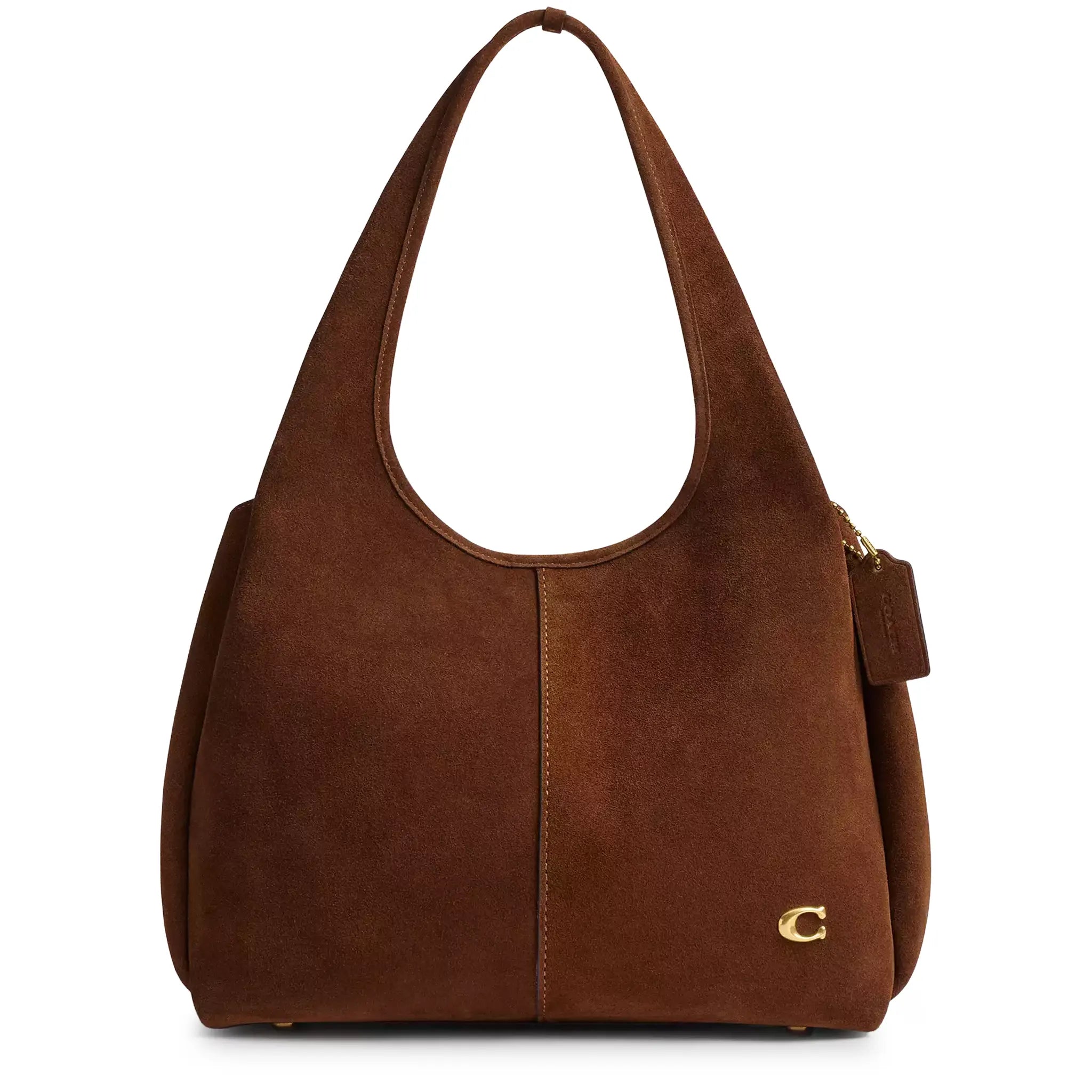 Front View of Coach Lana 23 Warm Brown Shoulder Bag