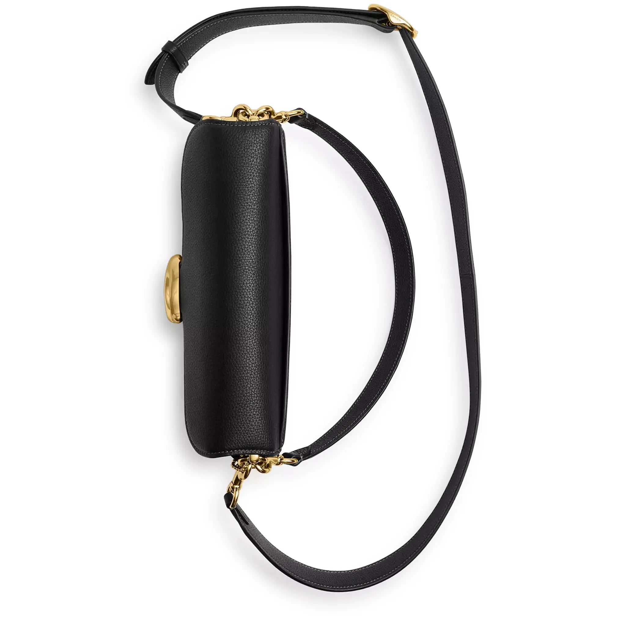 Upper View of Coach Tabby 26 Black Shoulder Bag CH857