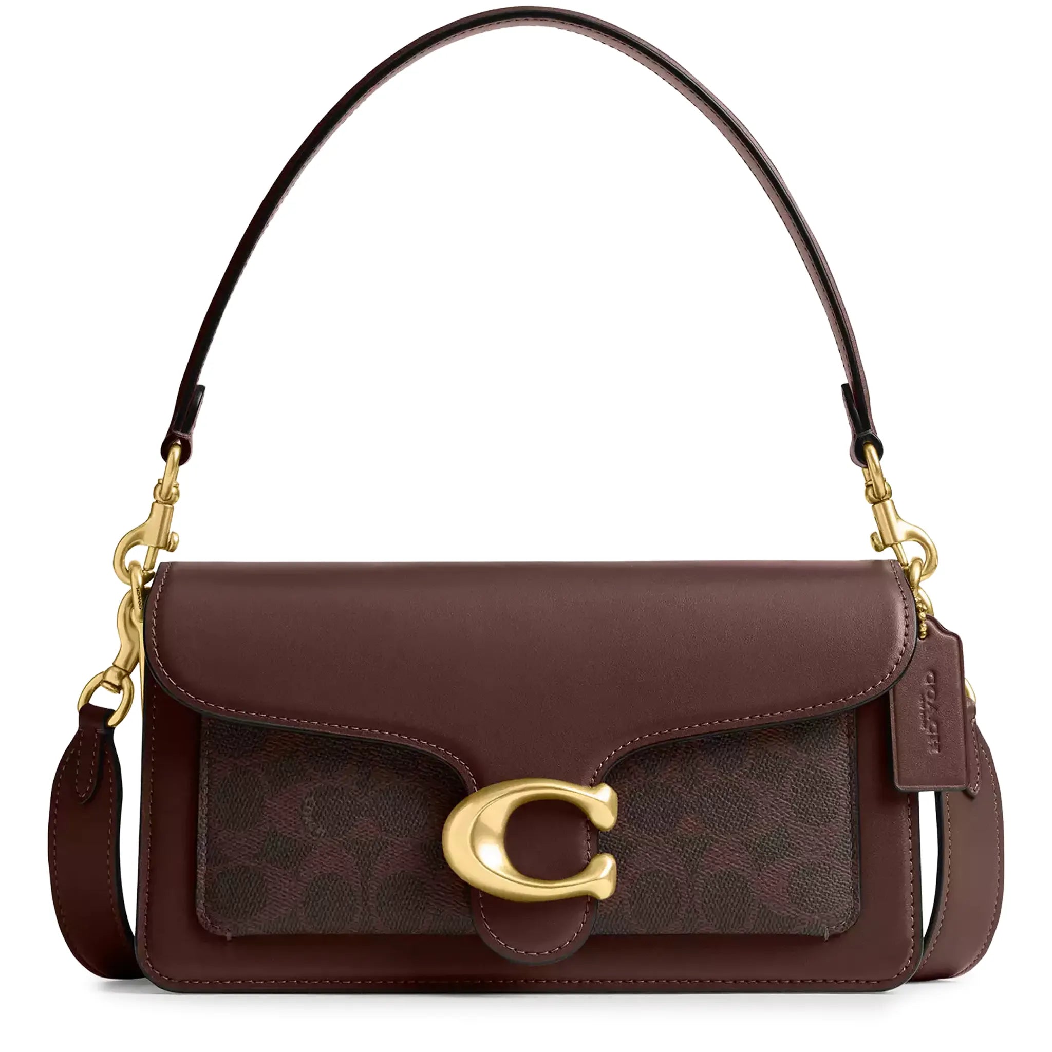 Front View of Coach Tabby 26 Maple Shoulder Bag CI032