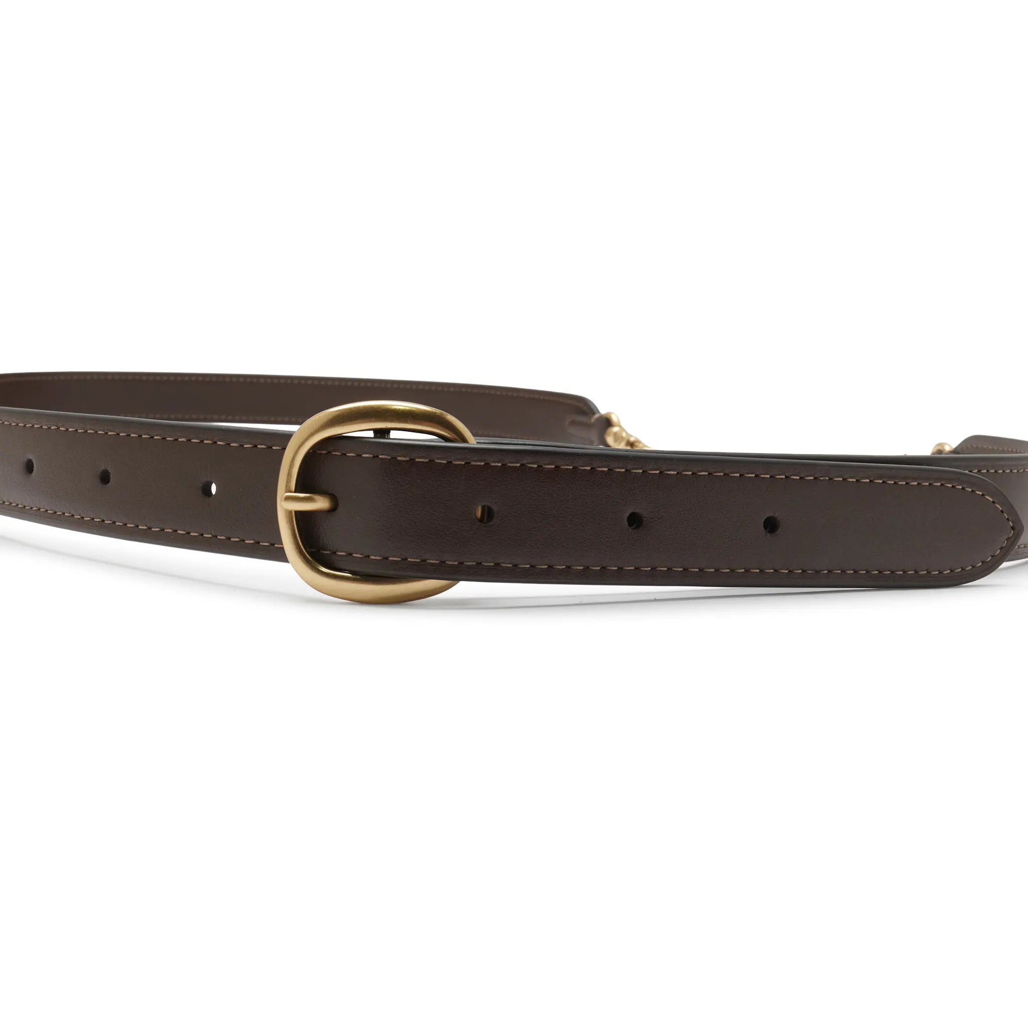 Strap View of Coach Tabby 26 Maple Shoulder Bag CI032