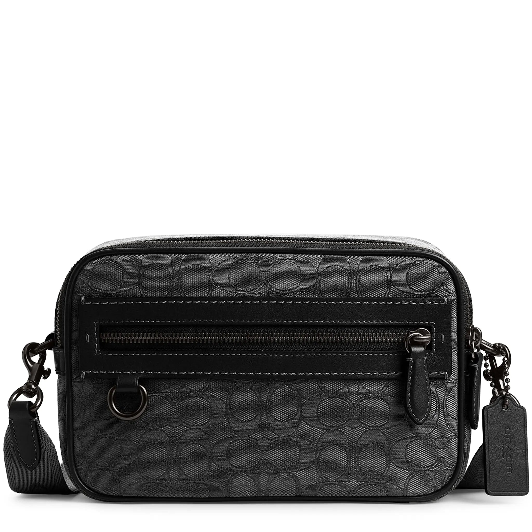Coach Theo Signature Jacquard Black Camera Bag | CBF21